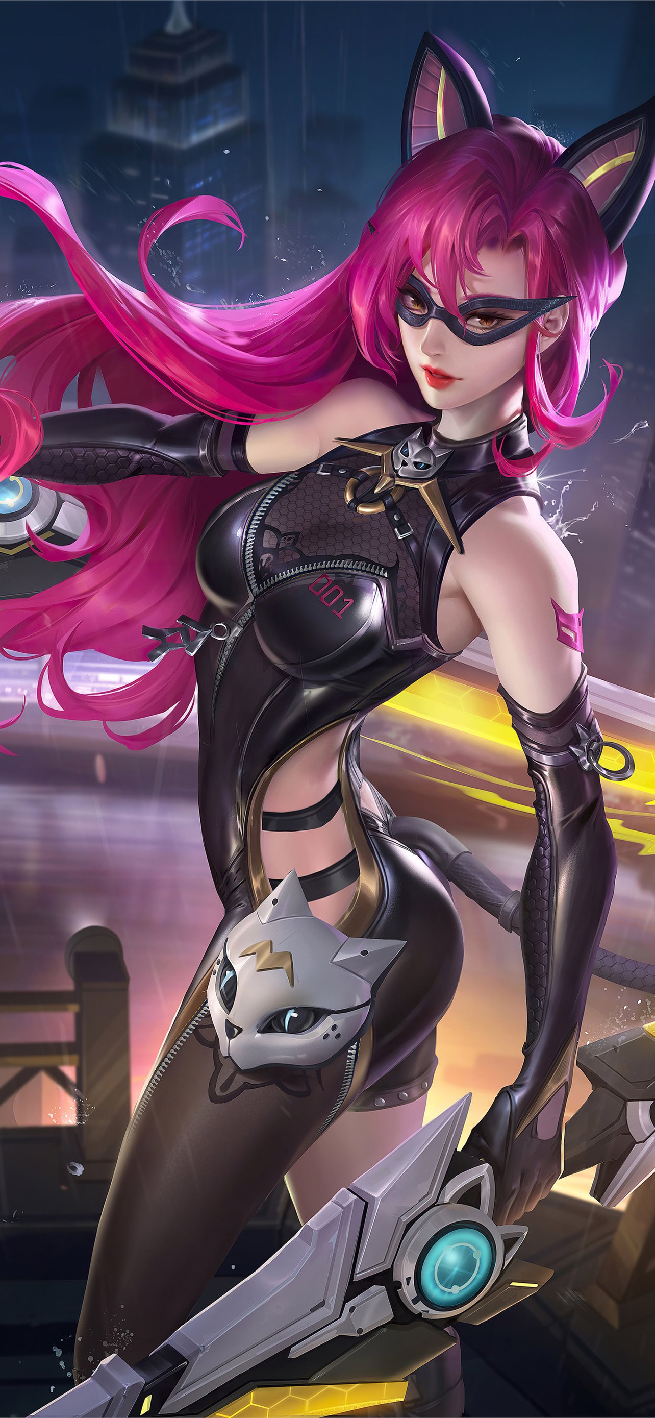 kings cat girl 8k iPhone Wallpaper