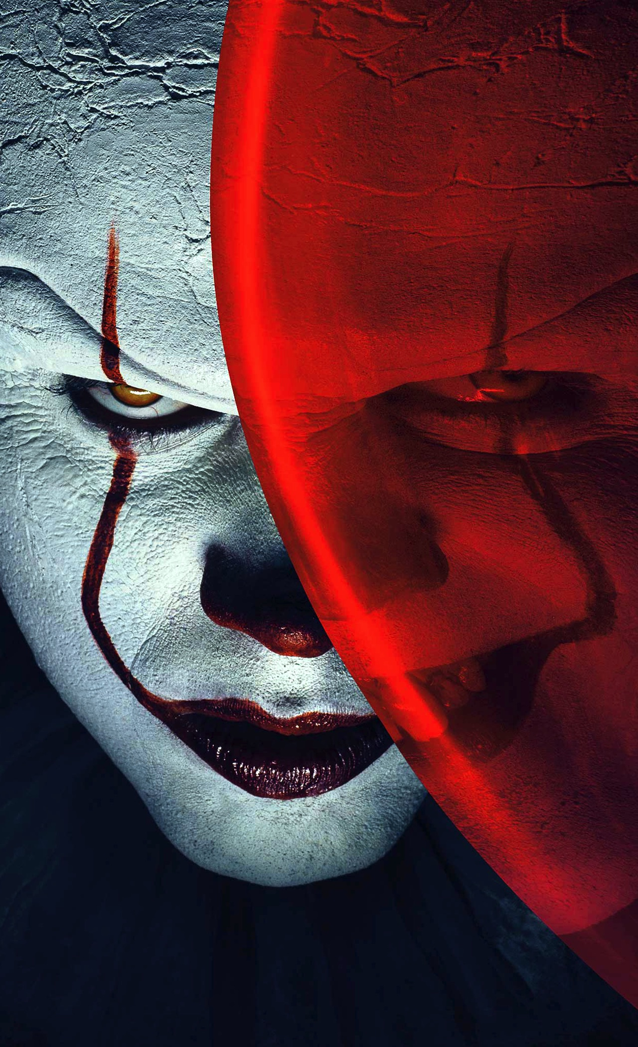 wallpaper 1280x2120 joker, clown