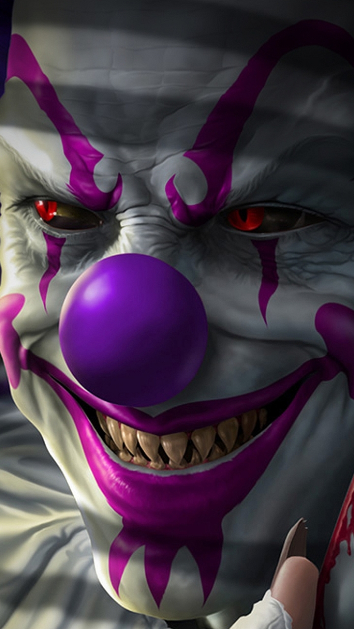 Download Dark Clown Phone Wallpaper