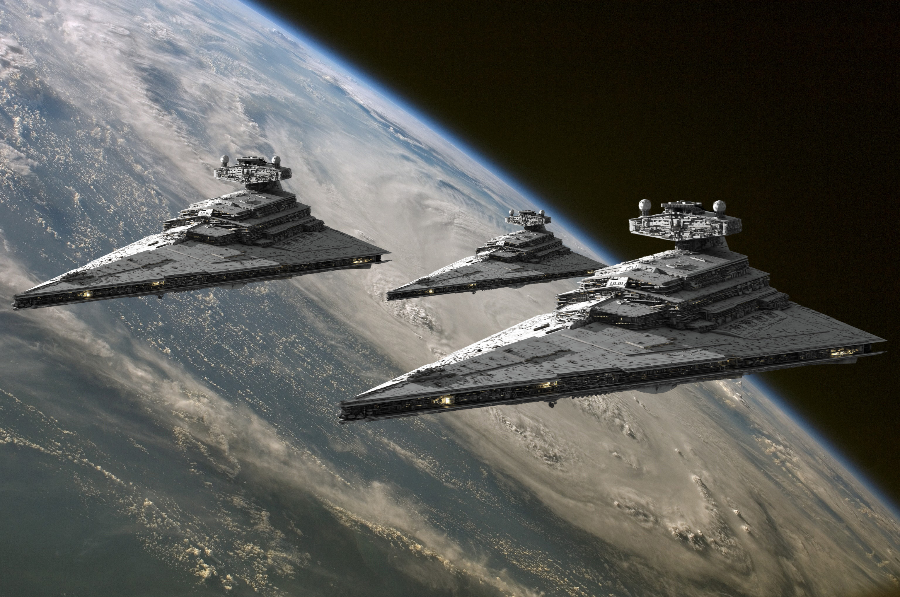Star Destroyer Squadron HD Wallpaper