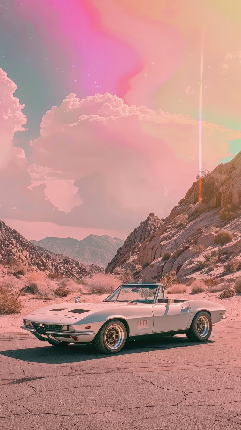 iPhone Wallpaper Car. Free Aesthetic
