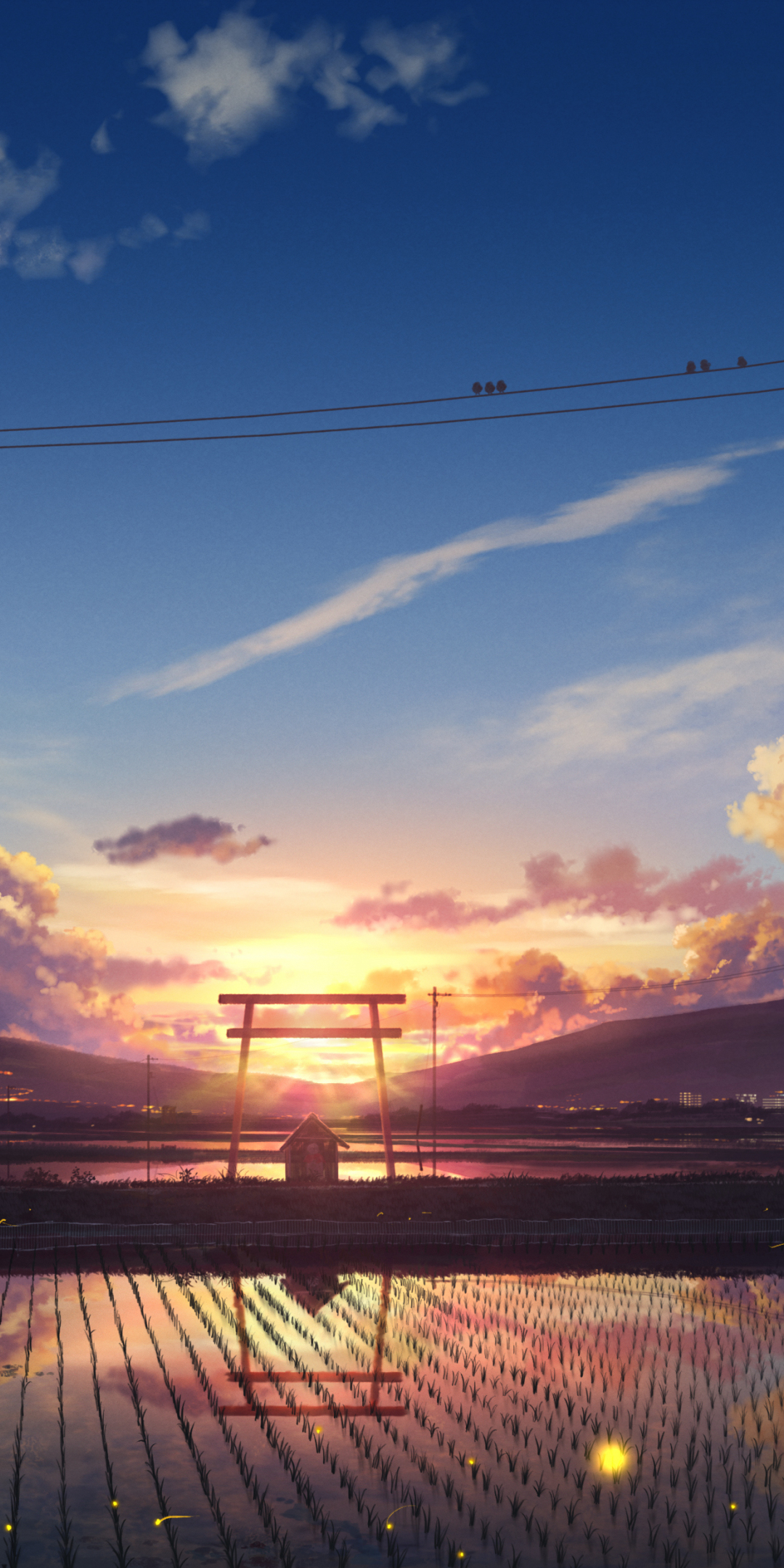 Download wallpaper 1080x2160 farms