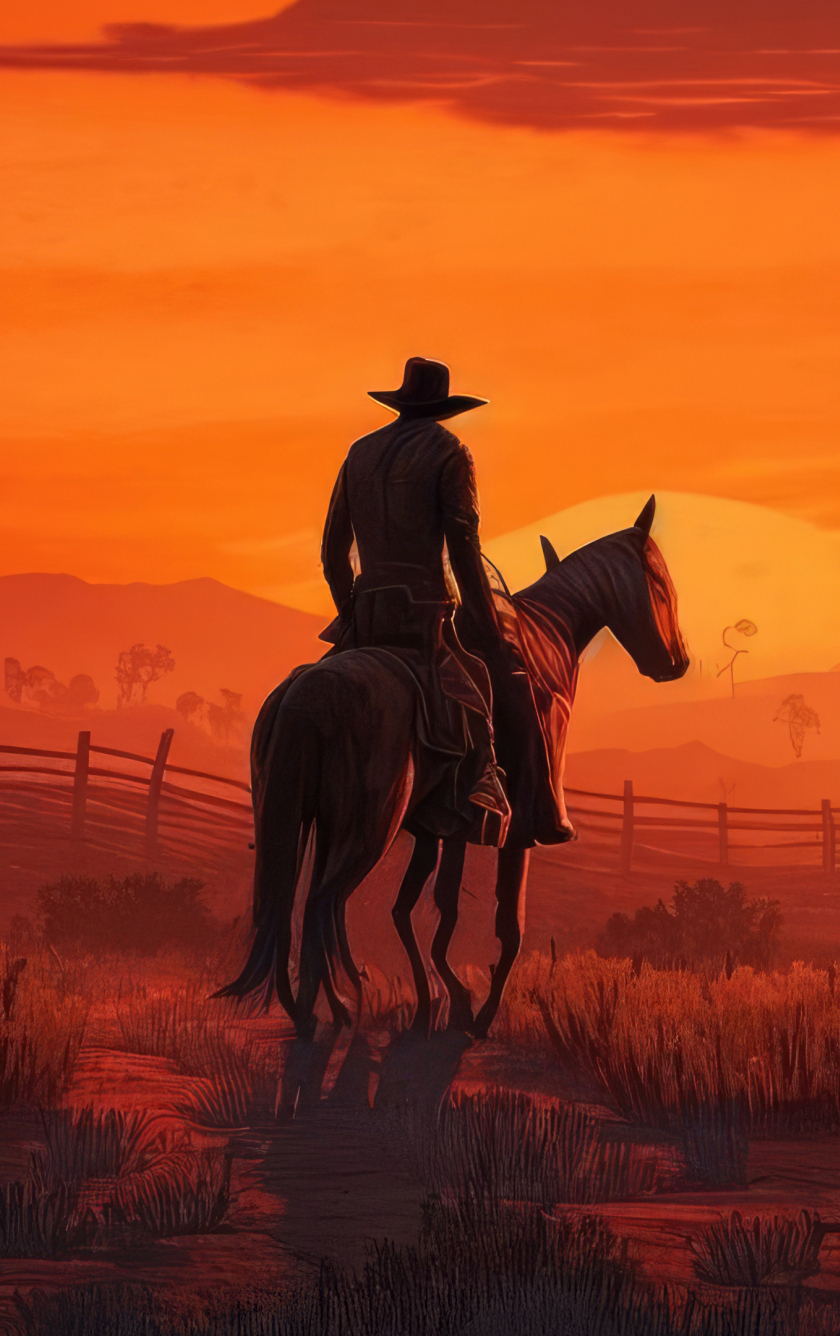 wallpaper 840x1336 arthur morgan