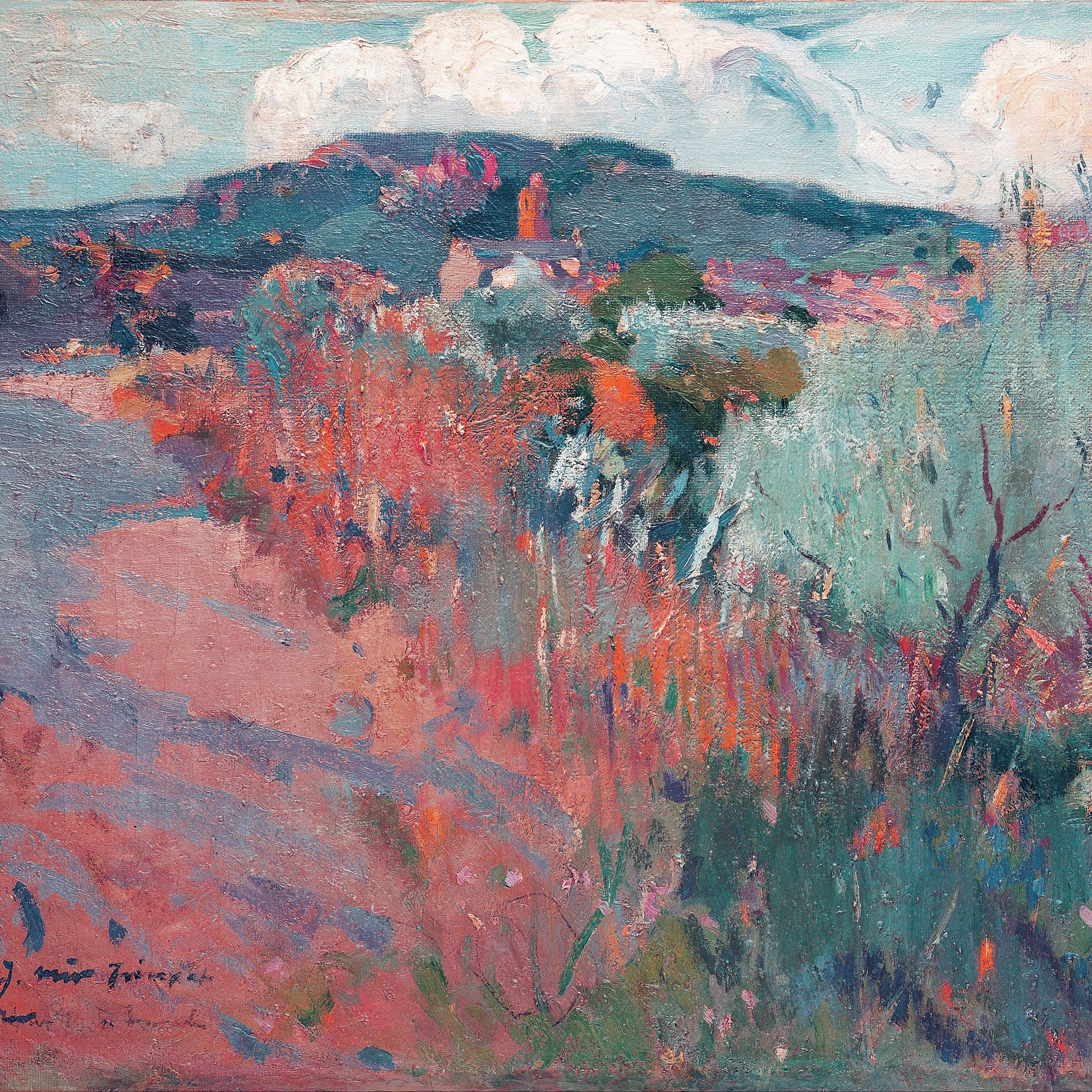 Joaquim Mir Horse Classic Painting