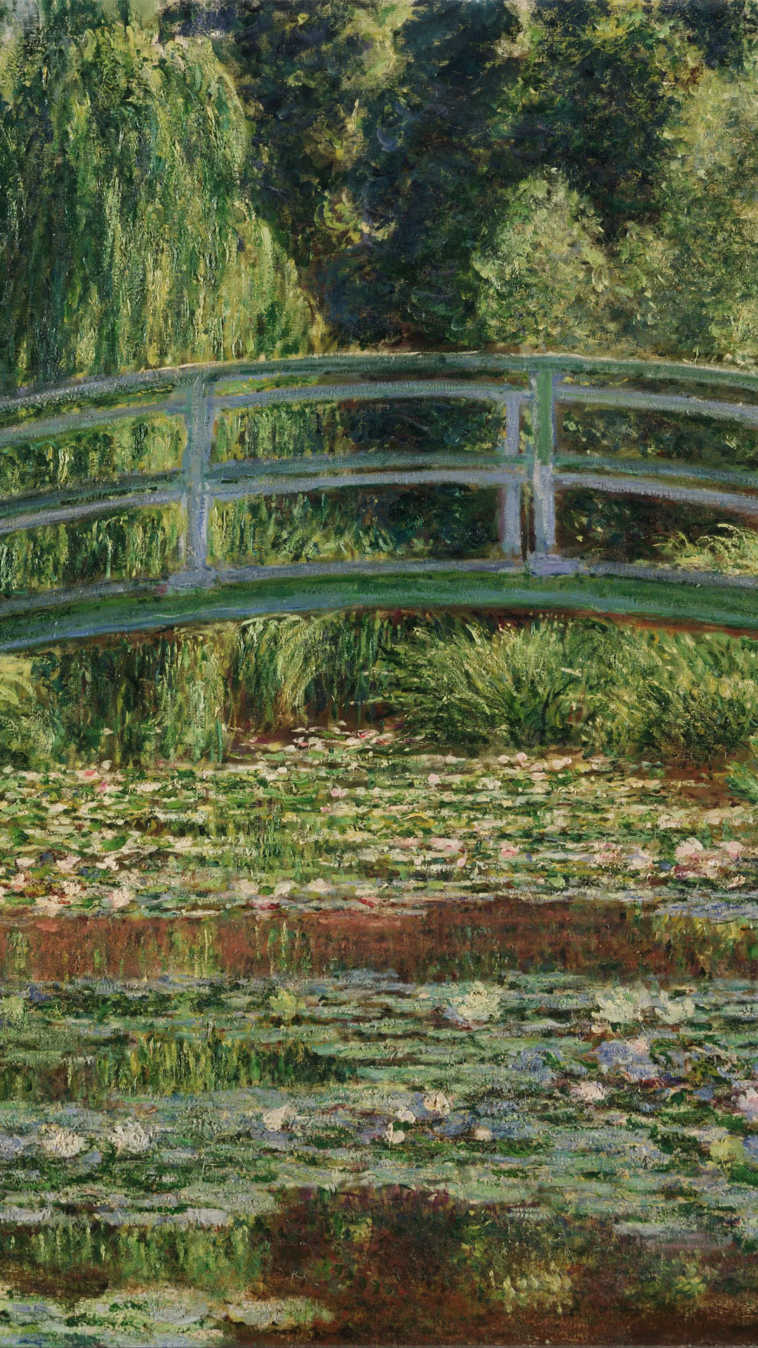 Phone Vertical Claude Monet Green