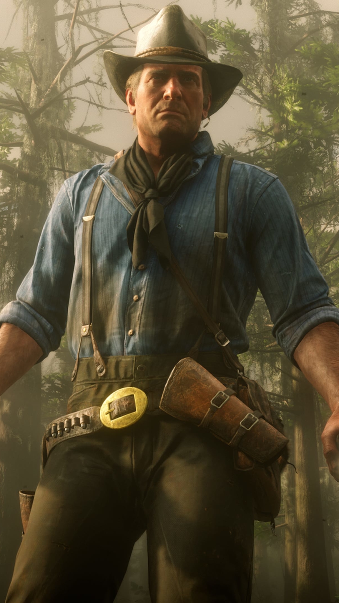 Mobile wallpaper: Video Game, Red Dead