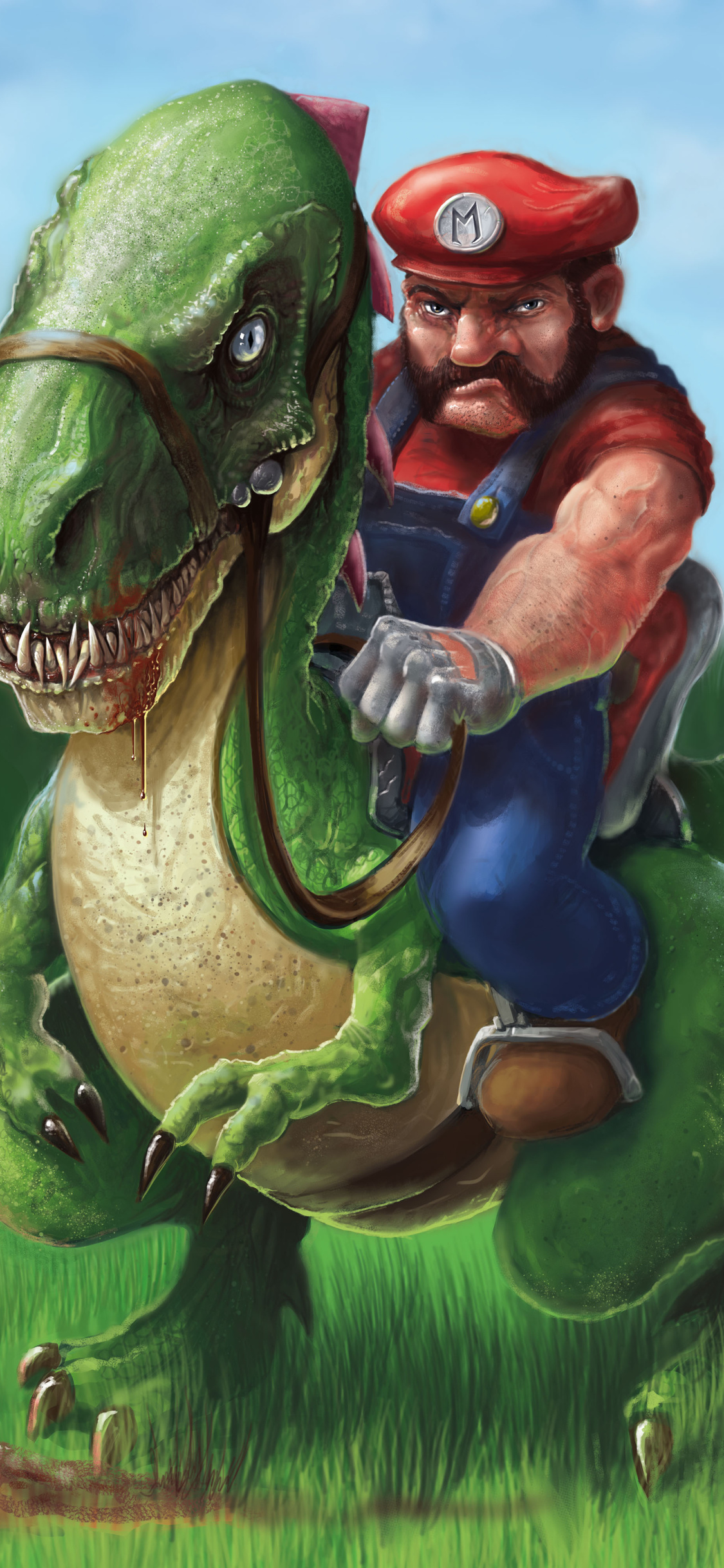 Mario And Yoshi iPhone XS