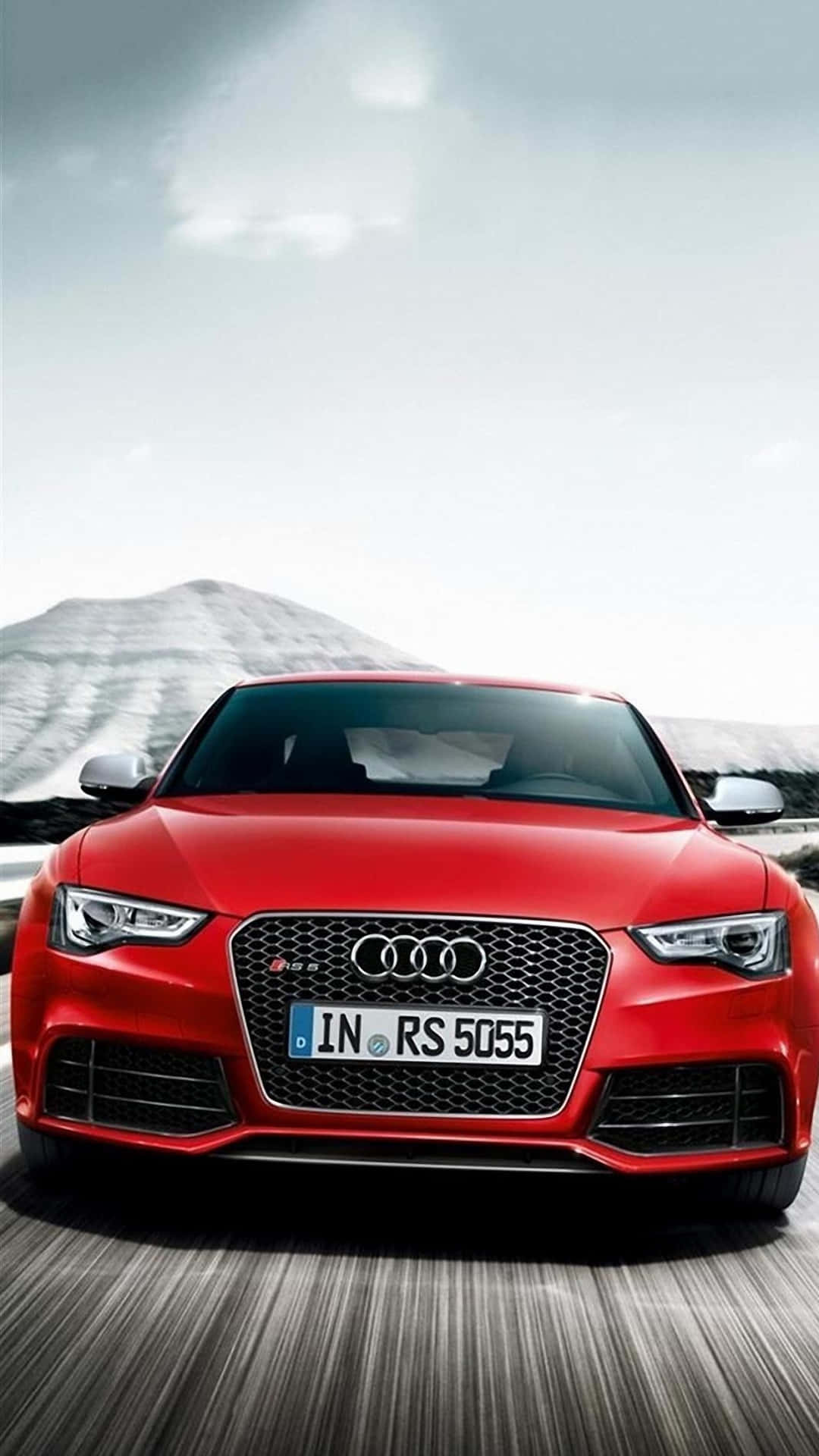 Download Red Audi Rs5 iPhone Wallpaper