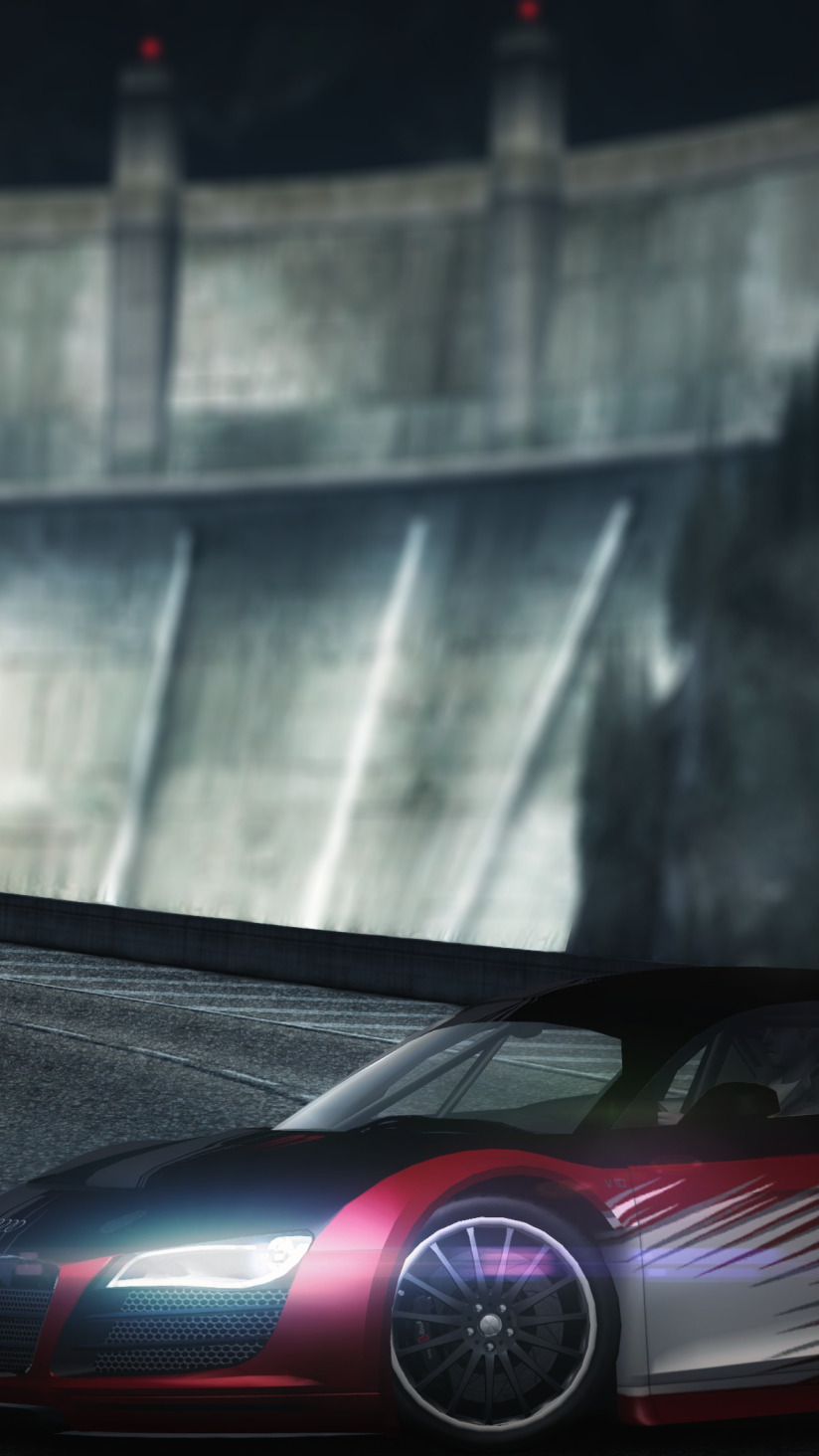 Download wallpaper Audi R8, photohop