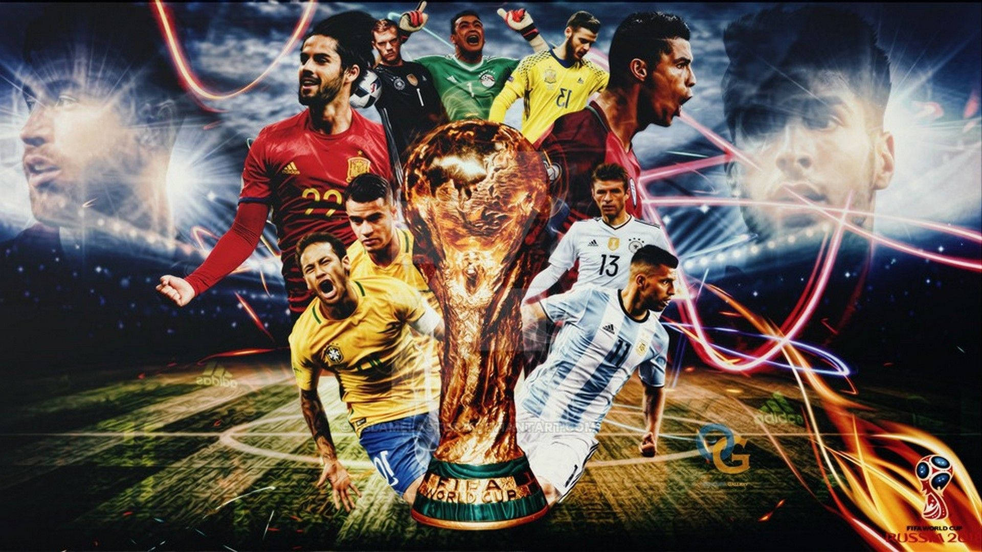 Champions At Fifa World Cup Wallpaper