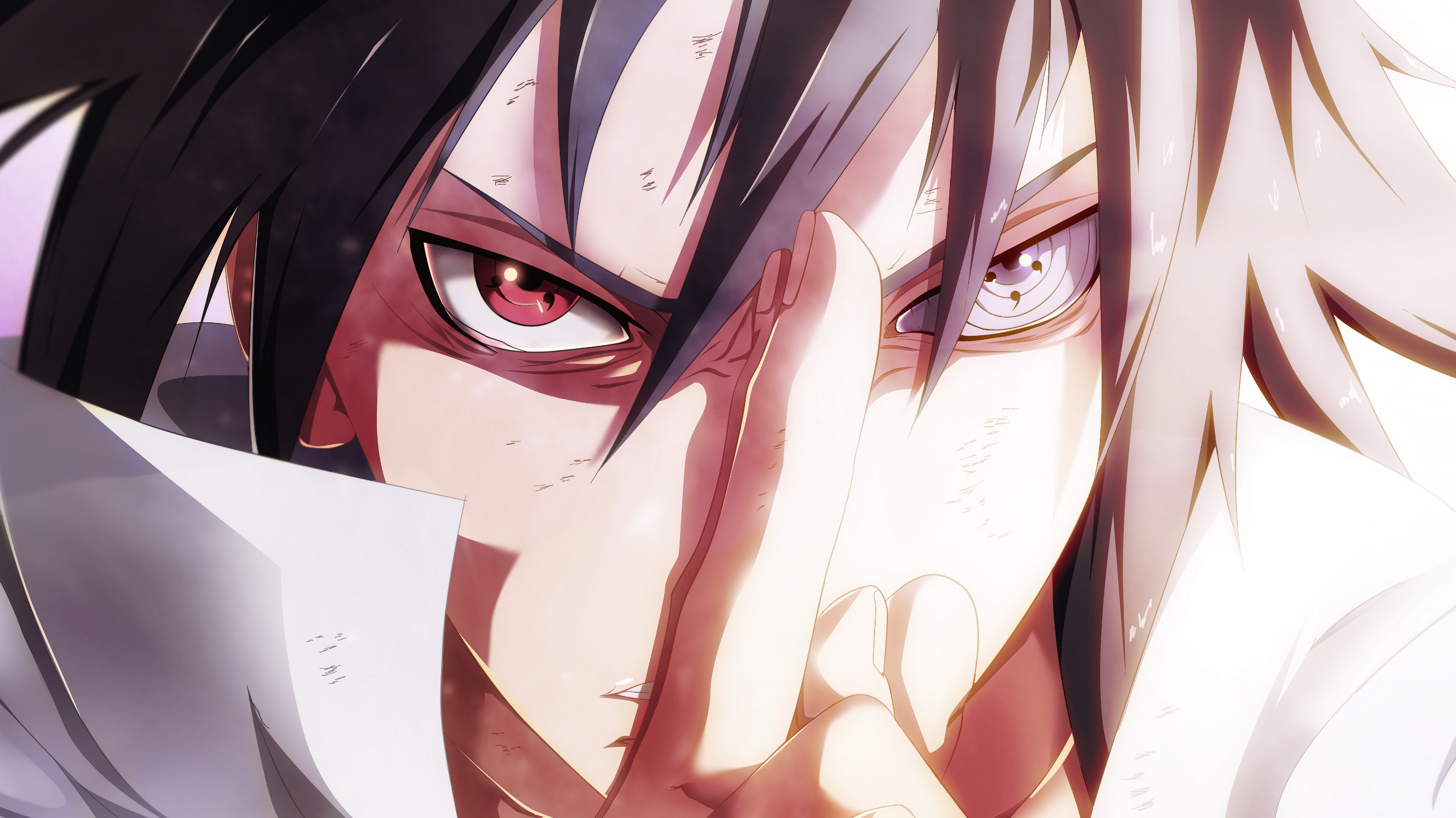 Sasuke Uchiha Sharingan Rinnegan 4K