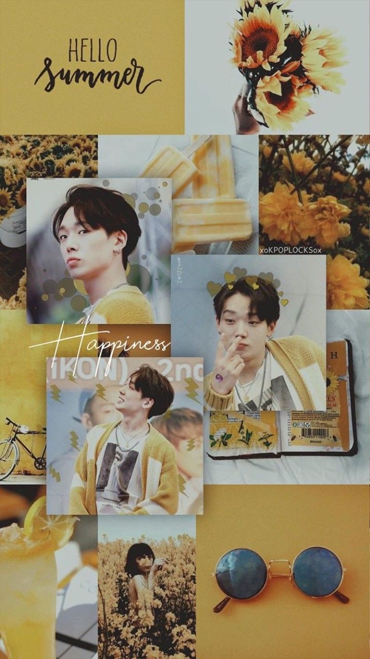 Hello Summer Collage with Sunflowers