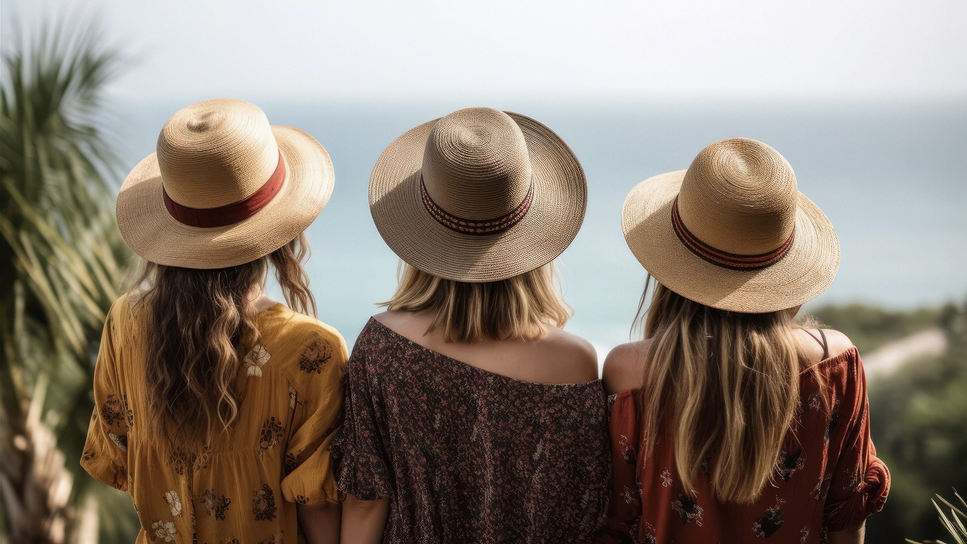 enjoying summer vacation day at sea