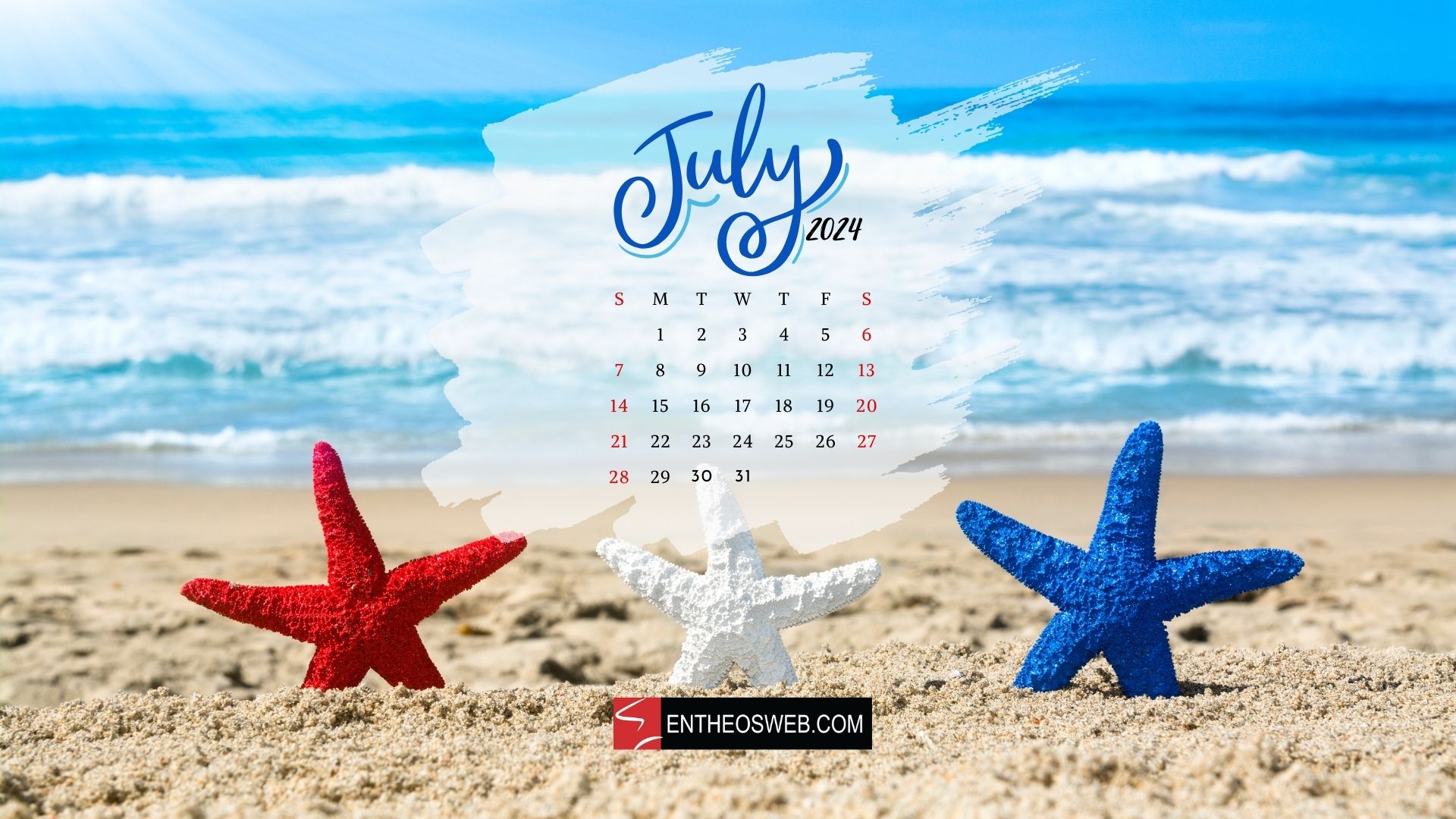 July 2024 Desktop Wallpaper Calendar
