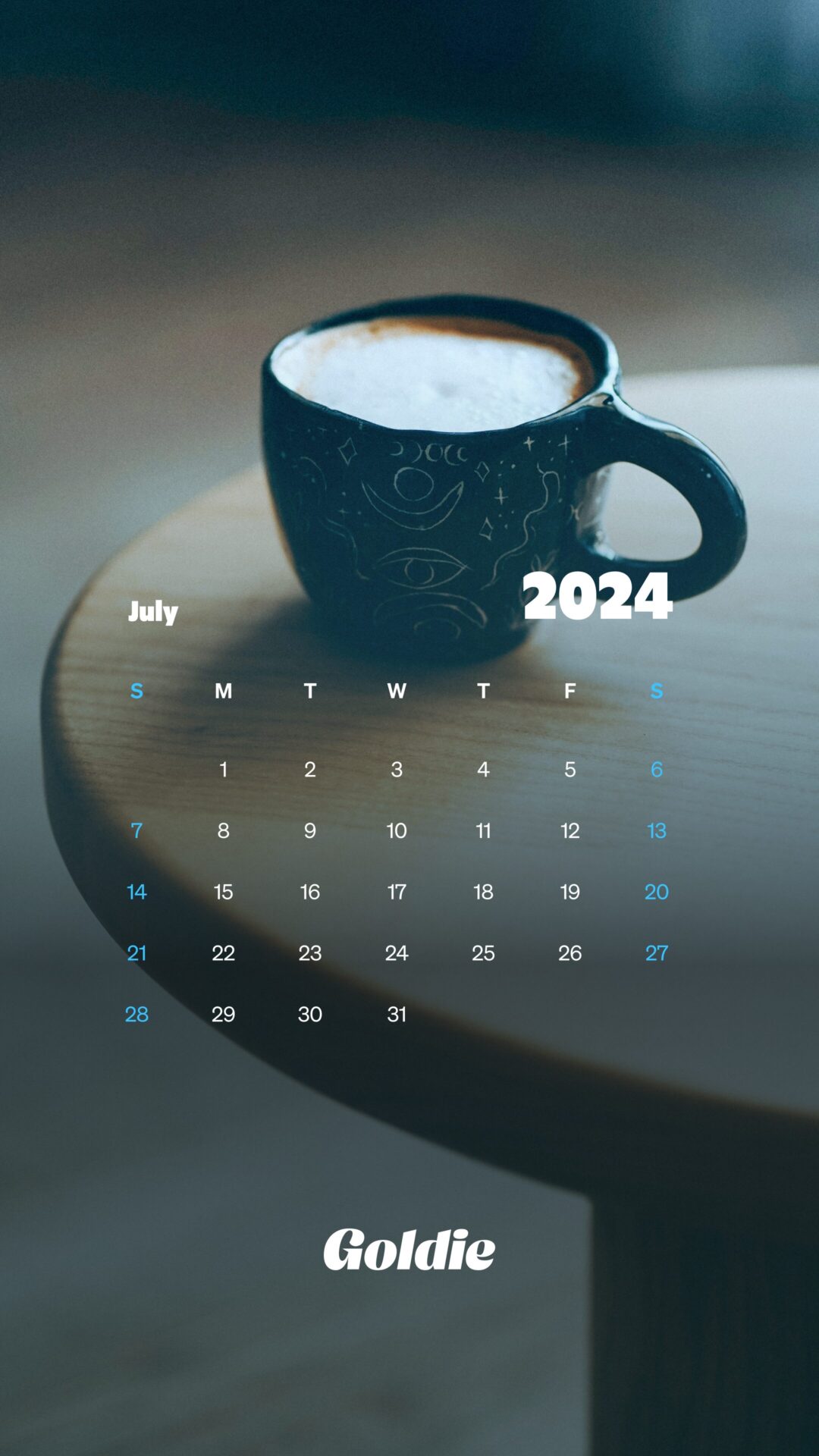 July 2024 Calendar Wallpapers Wallpaper Cave