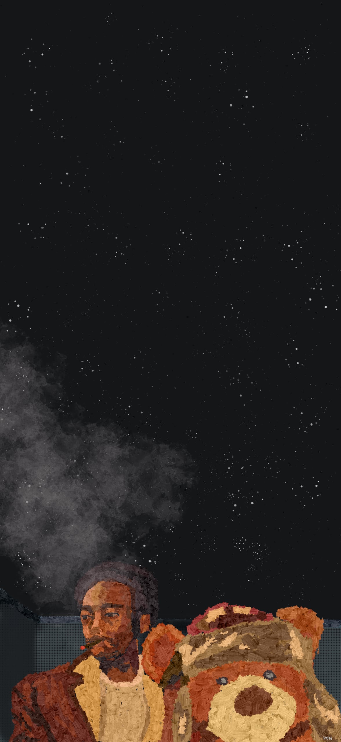 I made a wallpaper for iphone, r