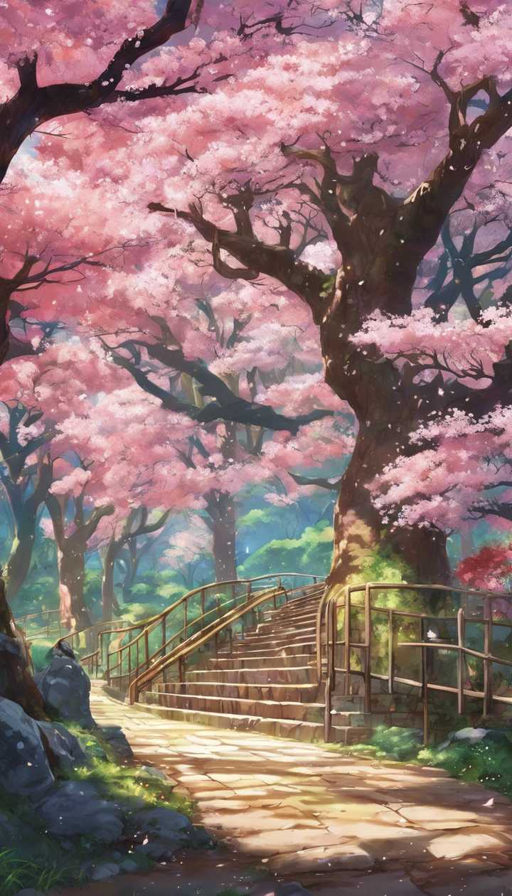Vibrant, Anime Inspired Forest