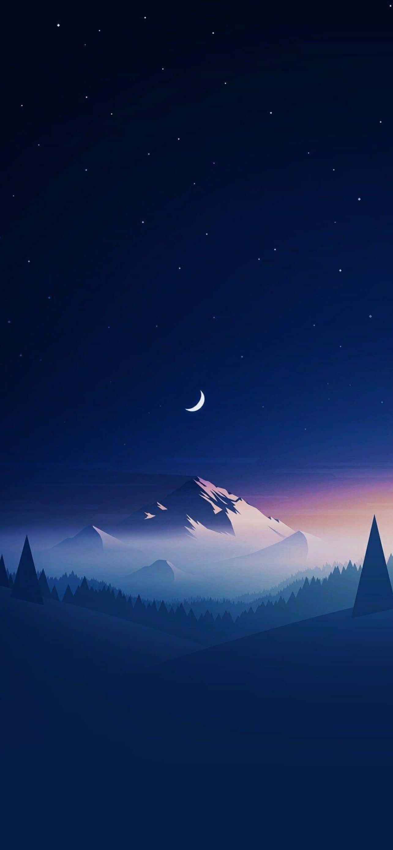 Glowing Planet iPhone Background