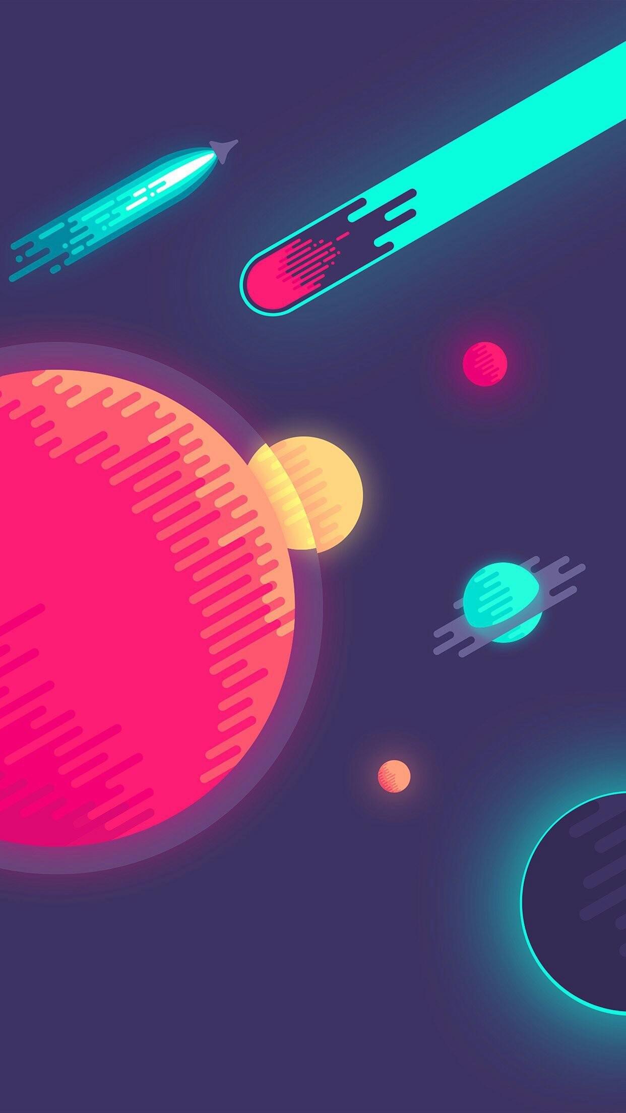 flat space wallpaper. Works with iPhone