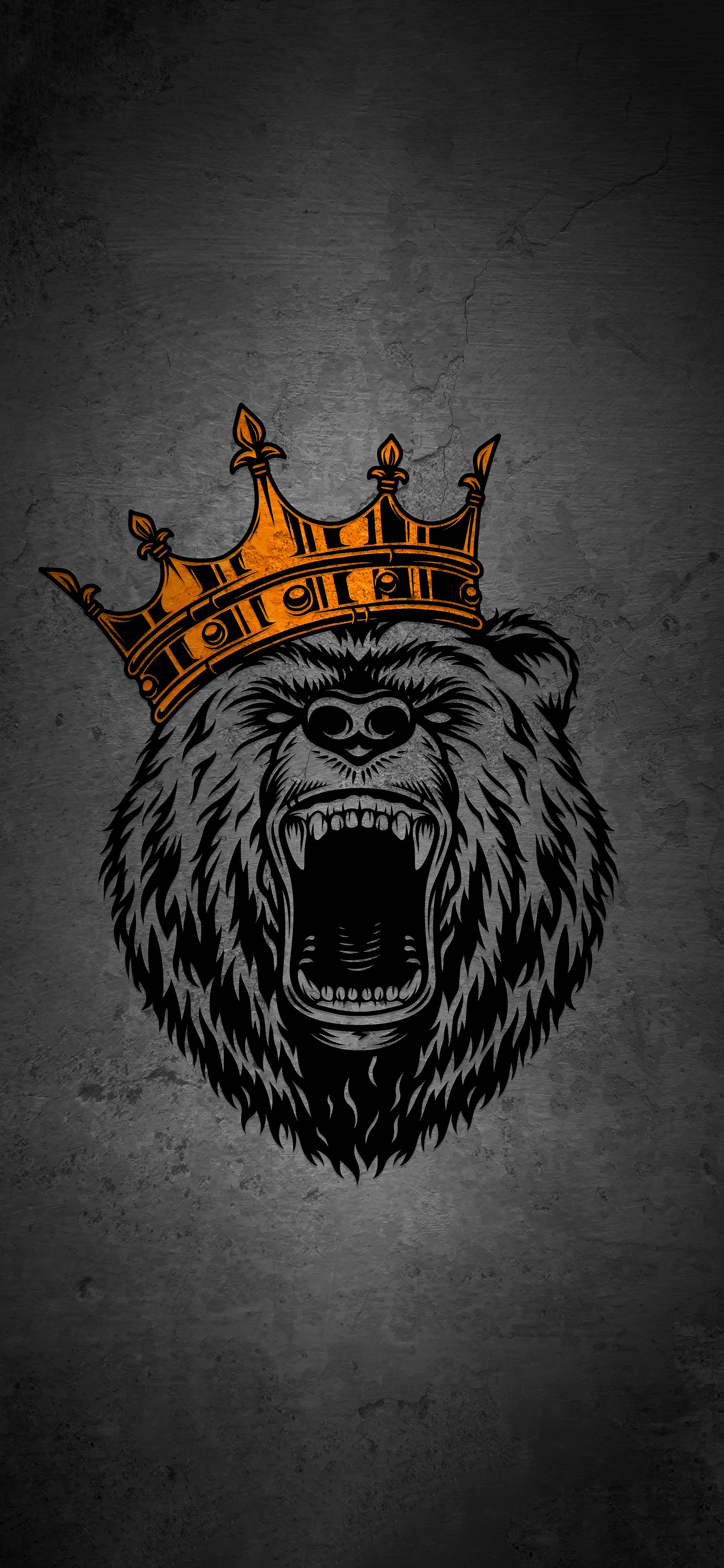 Wallpaper Bear With Crown, Bears