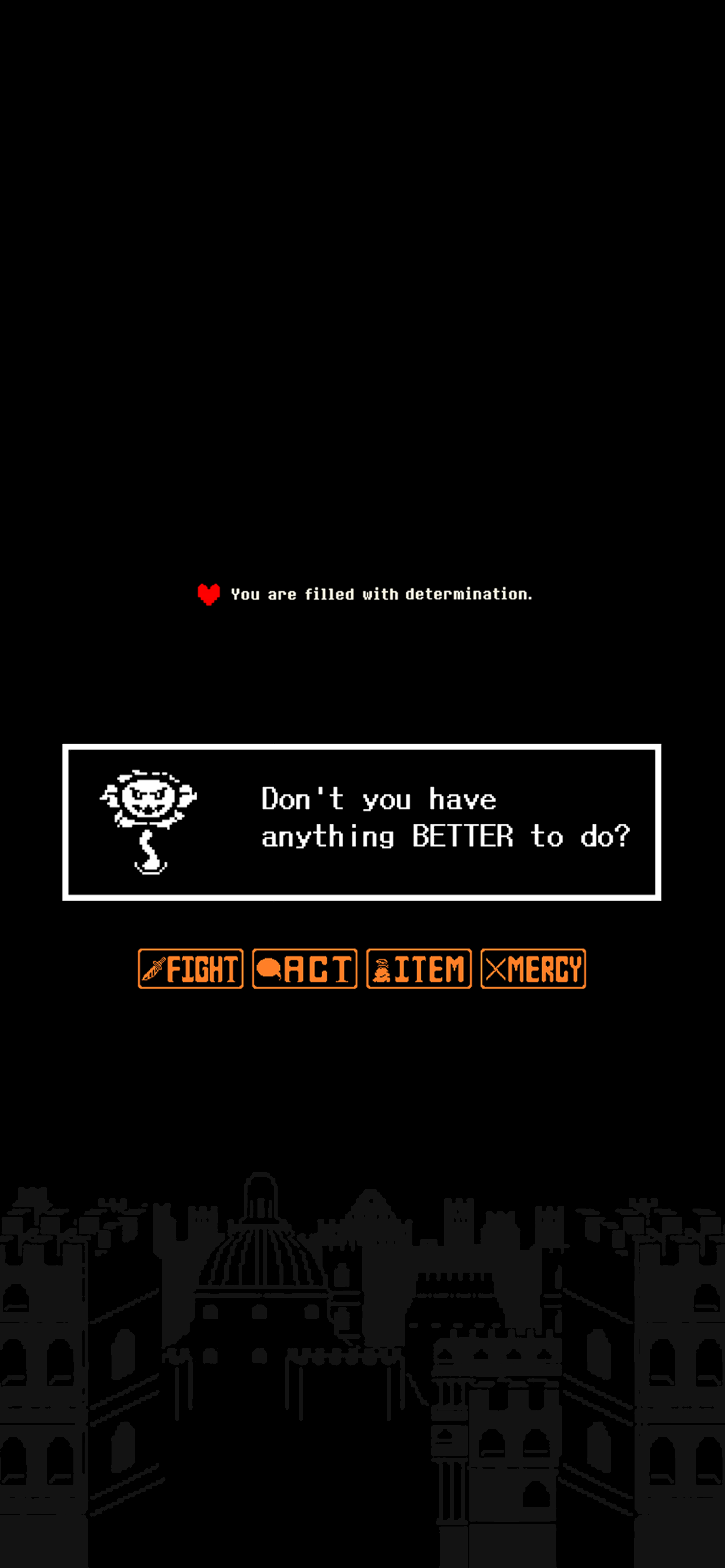 Undertale iOS 16 Wallpaper Screenshot