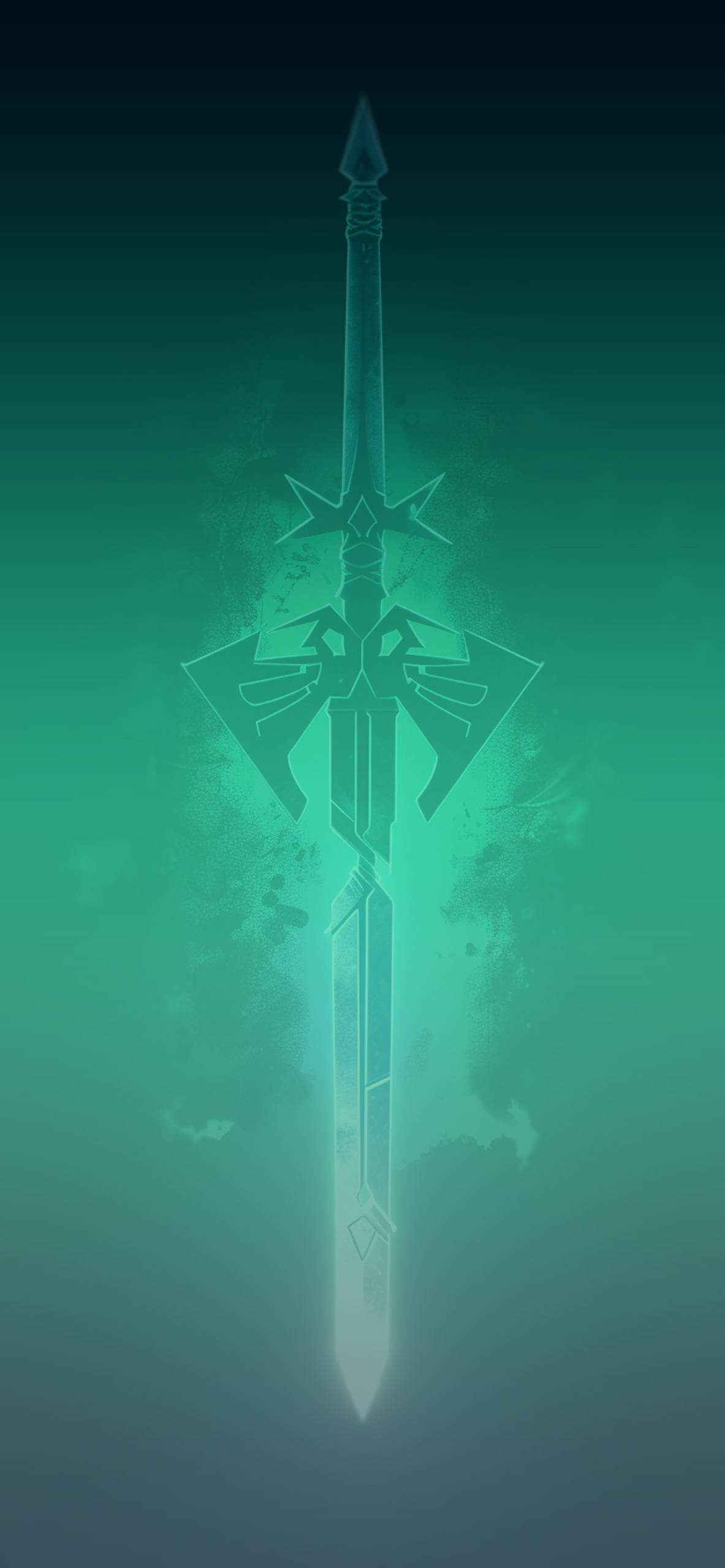 Magic Sword Dark Green Wallpaper