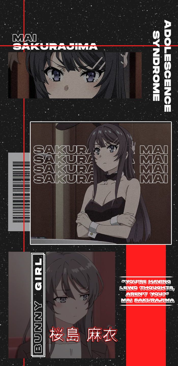 Anime Wallpaper. Mai sakurajima