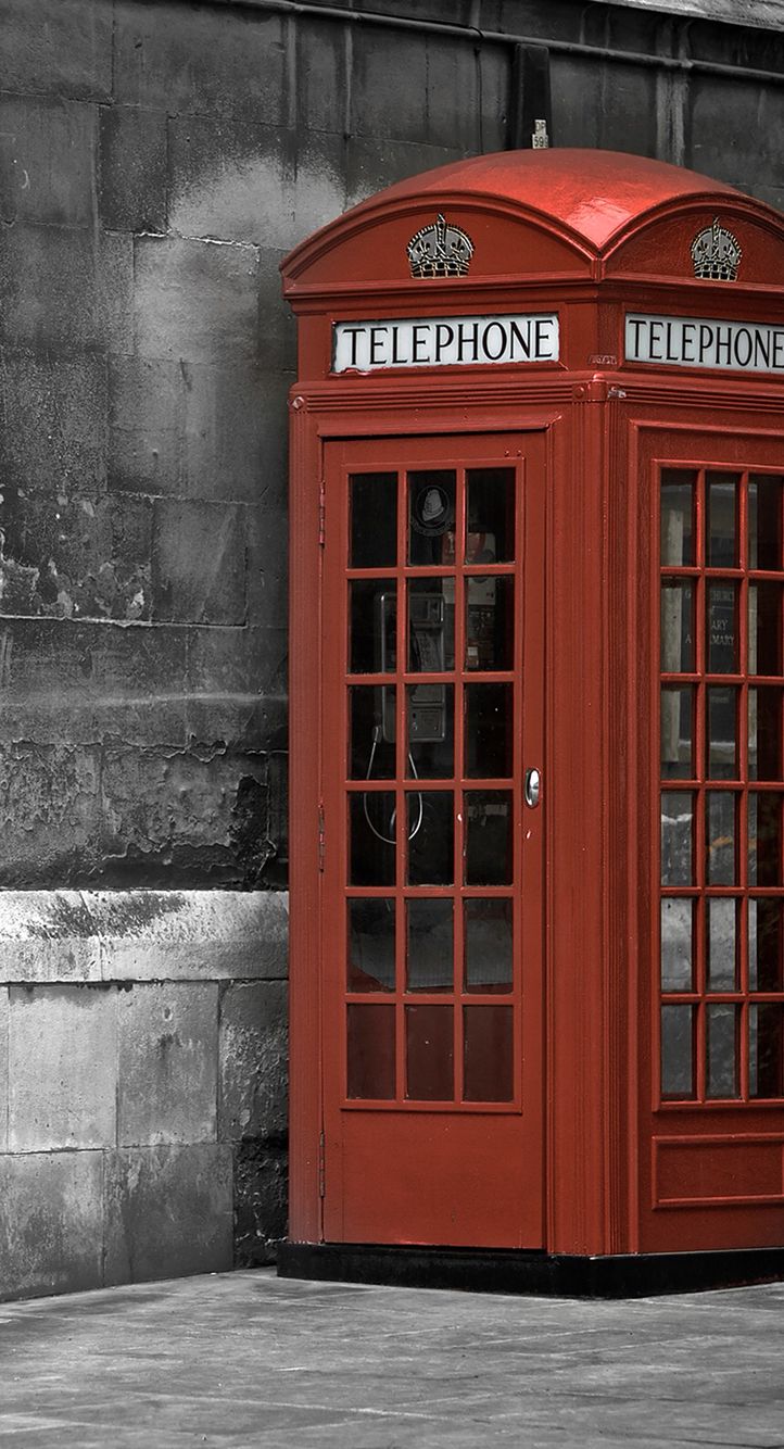 London Telephone booth iPhone wallpaper
