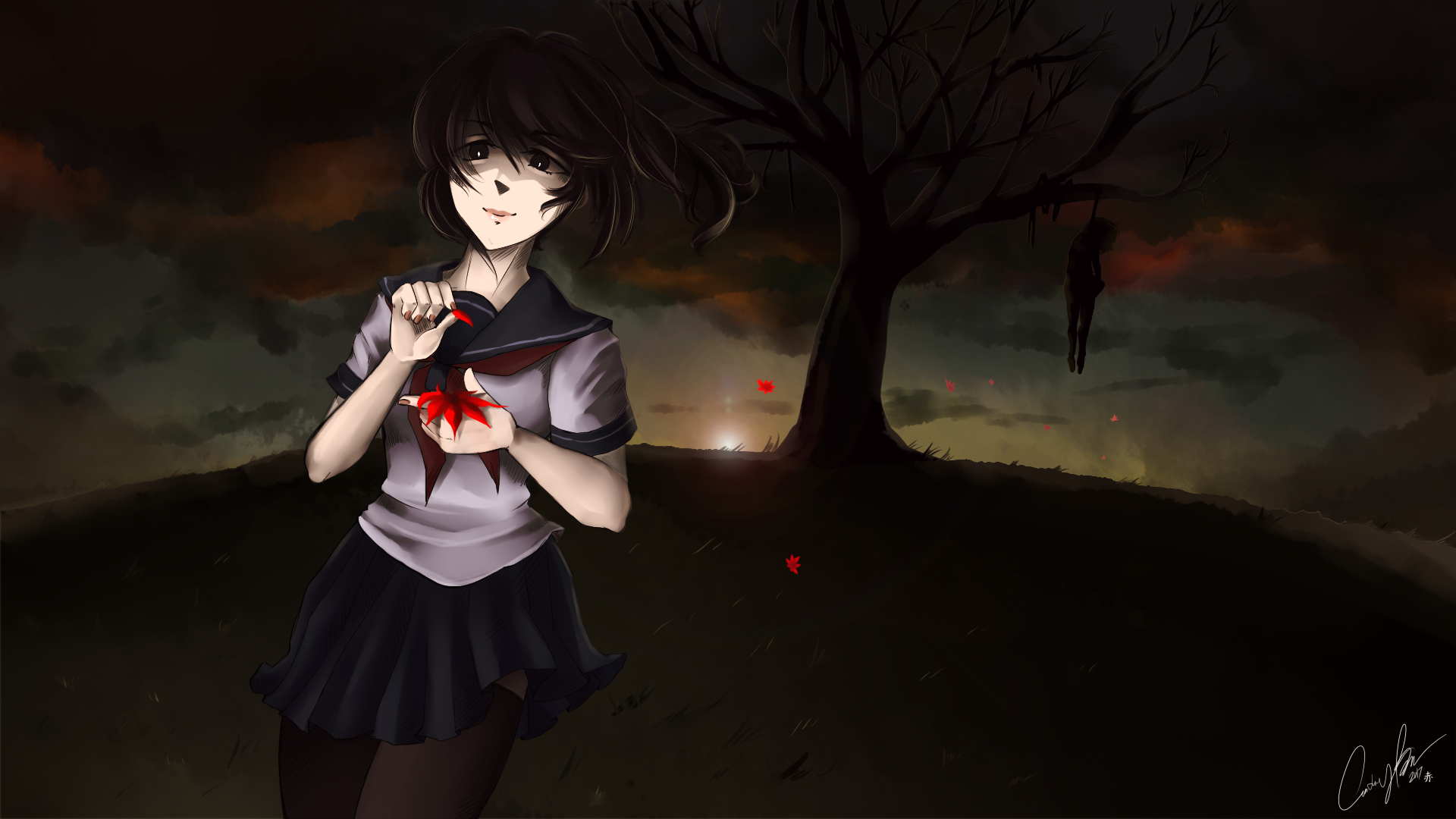 Yandere Chan HD Wallpaper Aishi