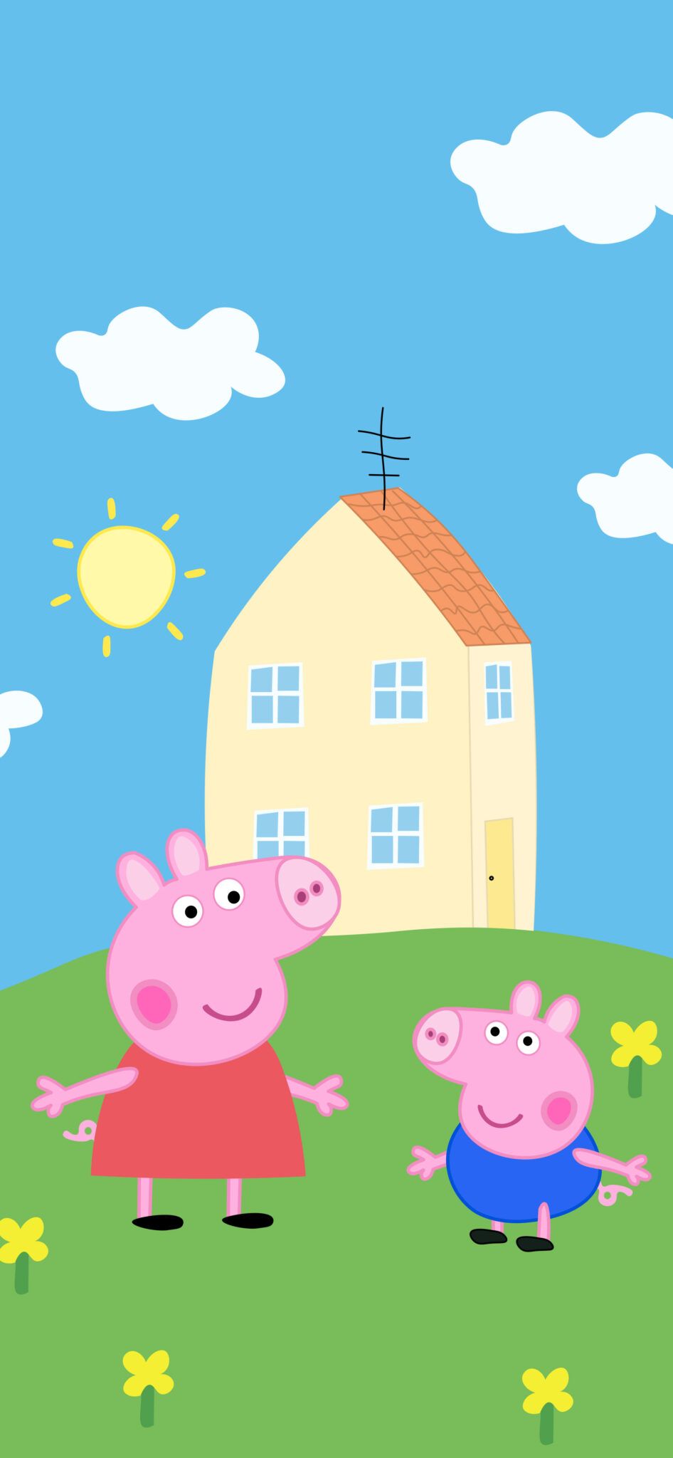 Peppa Pig House Wallpaper for Phone