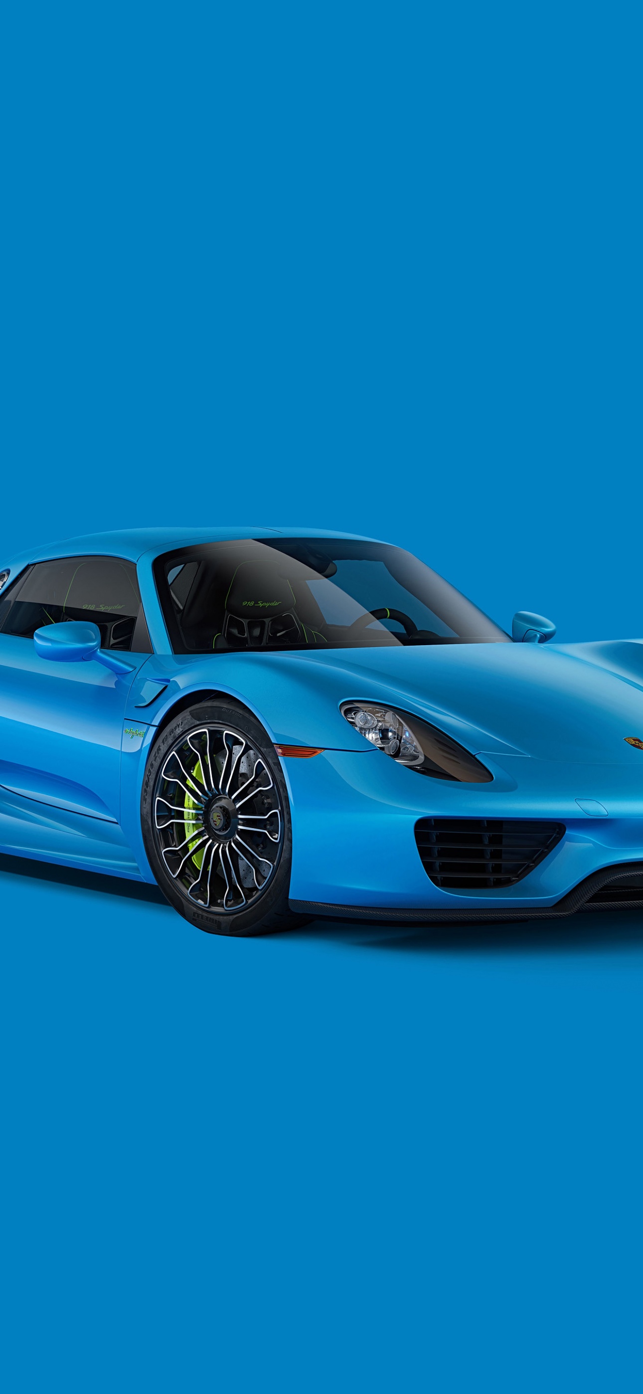 Porsche 918 Spyder Wallpaper 4K, Blue