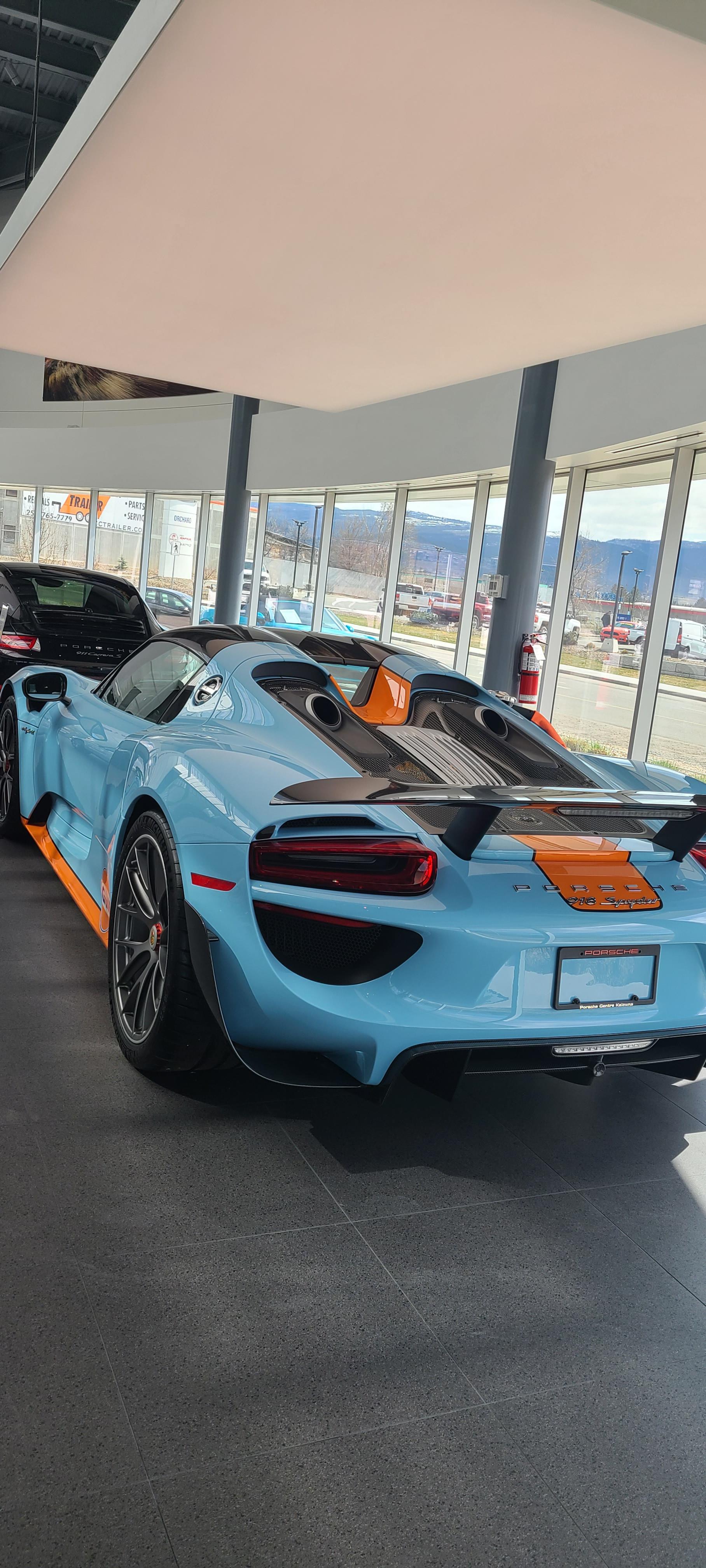 Porsche 918 spyder saw this in