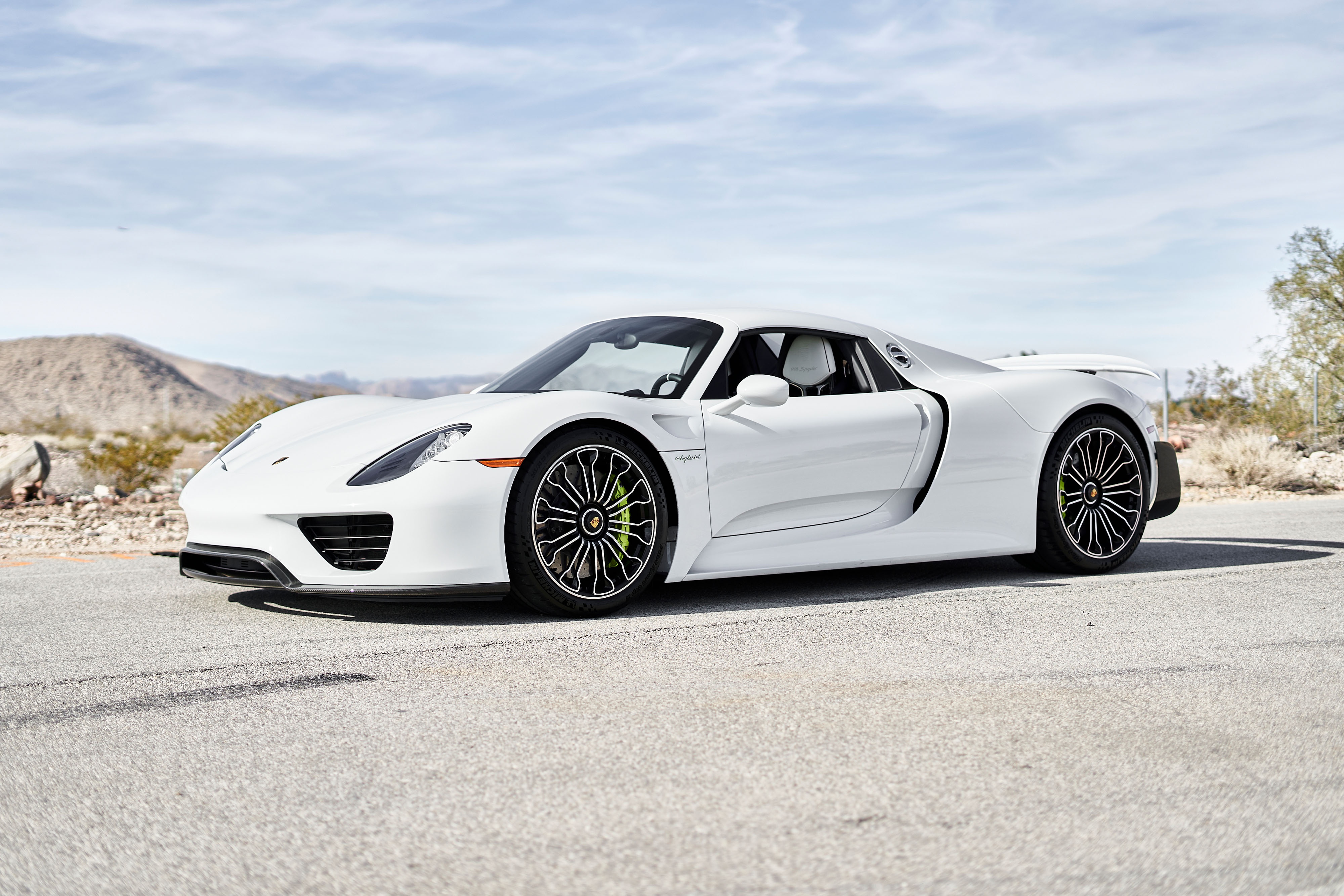 Wallpaper Porsche, white, 918, Porsche