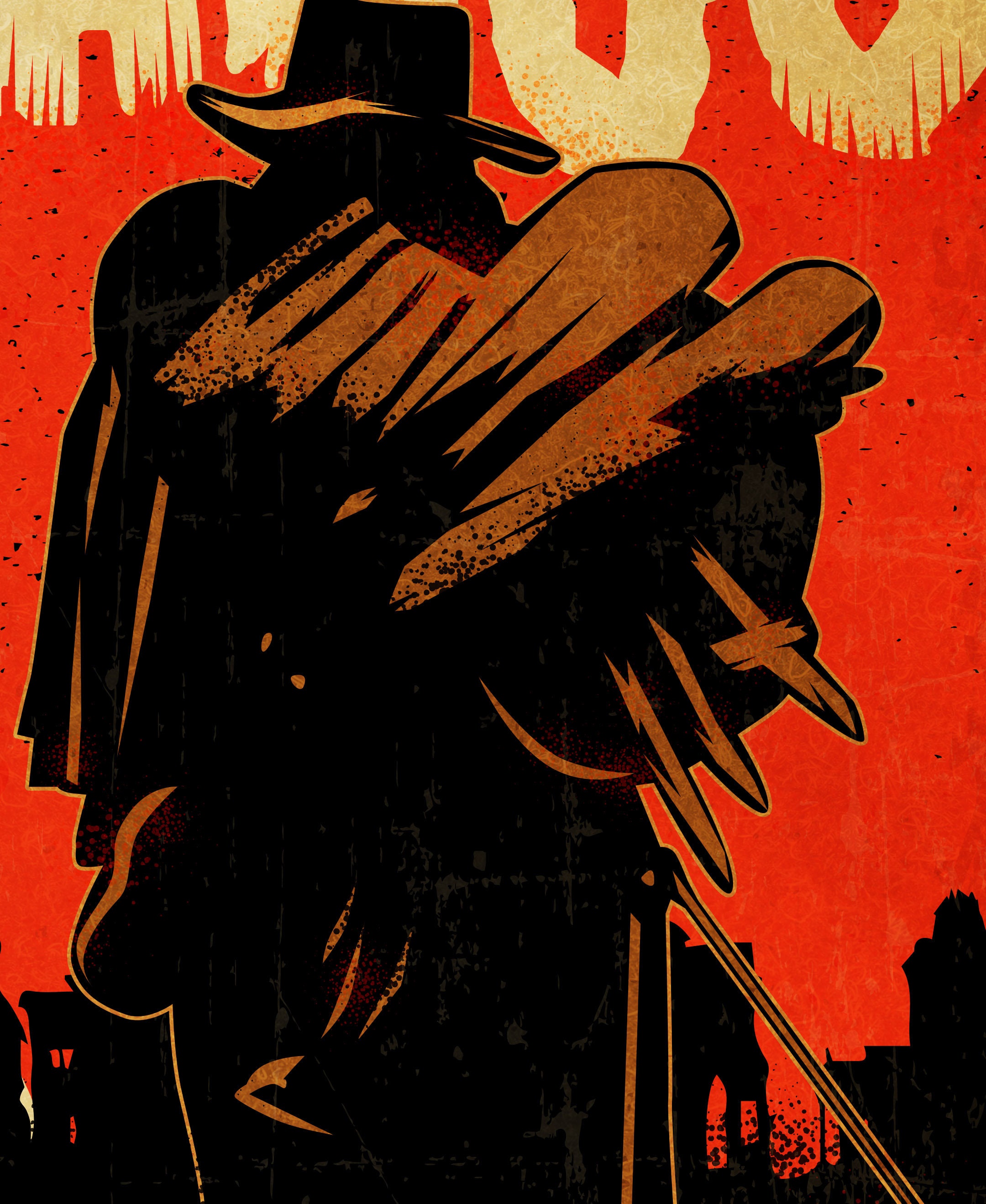 Django 1966 13x19 Spaghetti Western