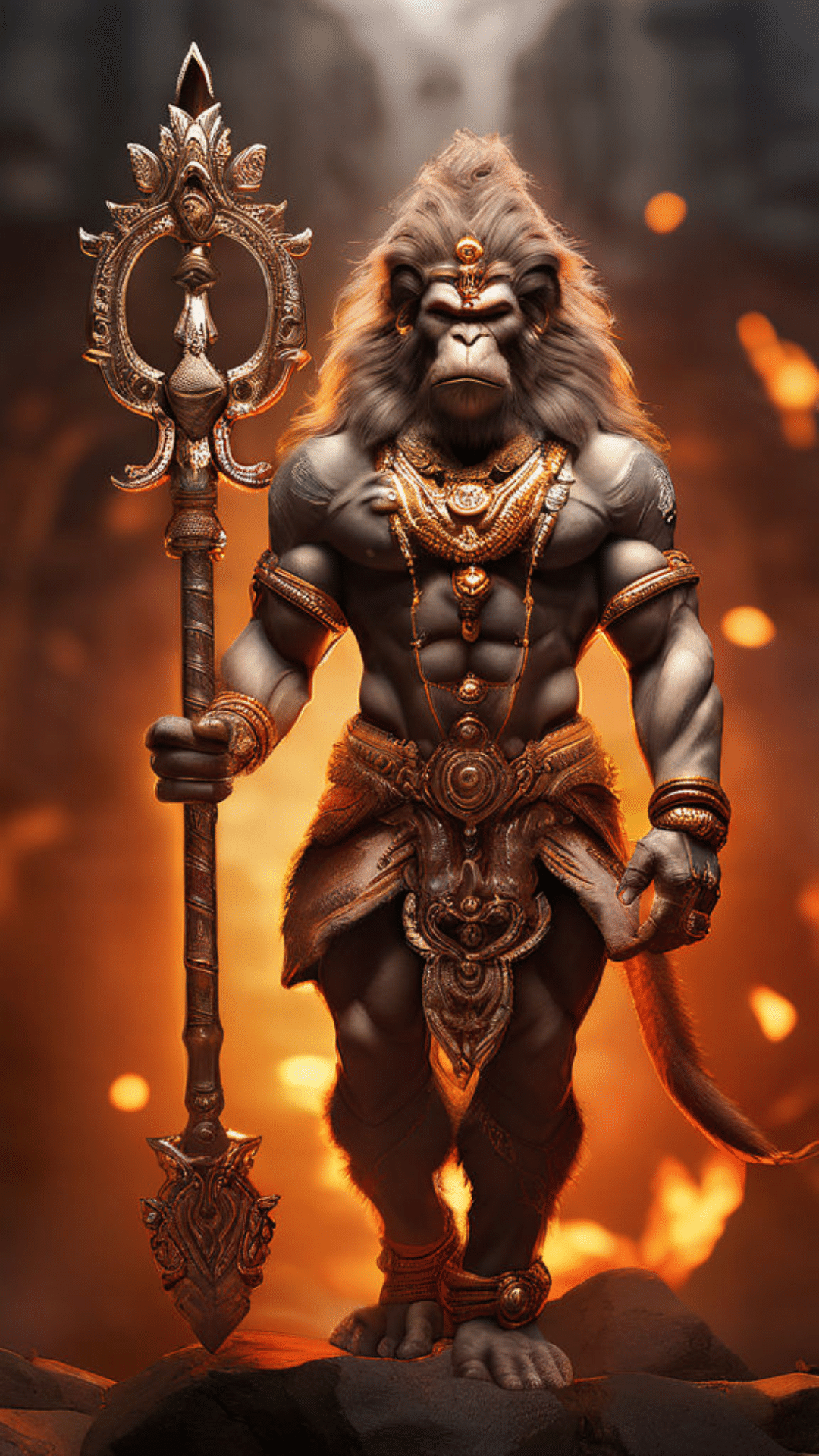 Hanuman AI Image. Stunning AI image