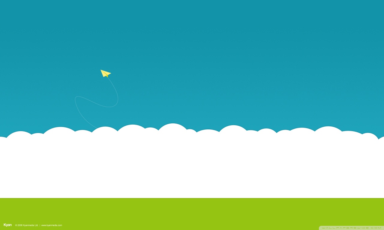 Paper Plane Ultra HD Desktop Background