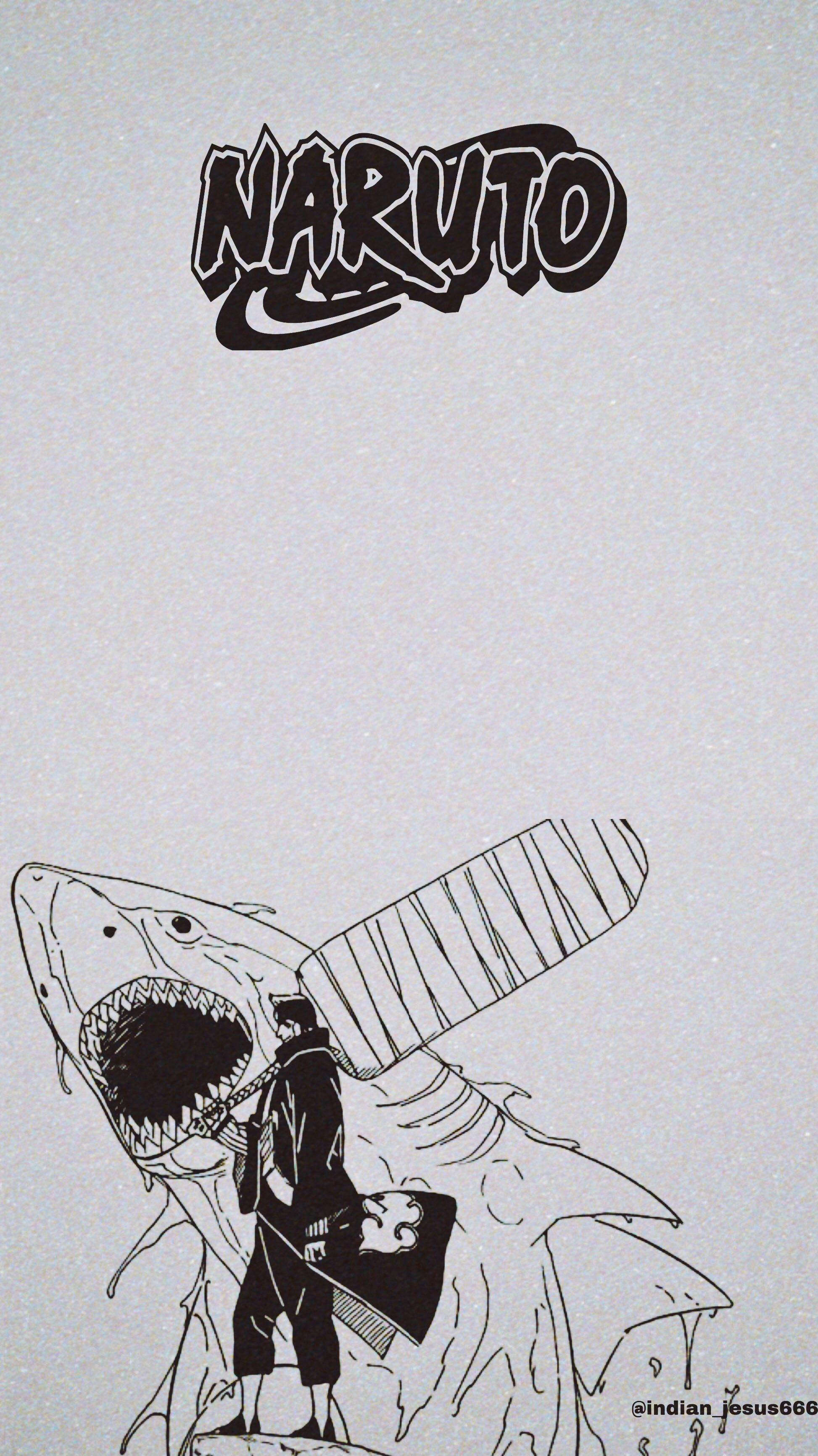 i made a Kisame Wallpaper :3