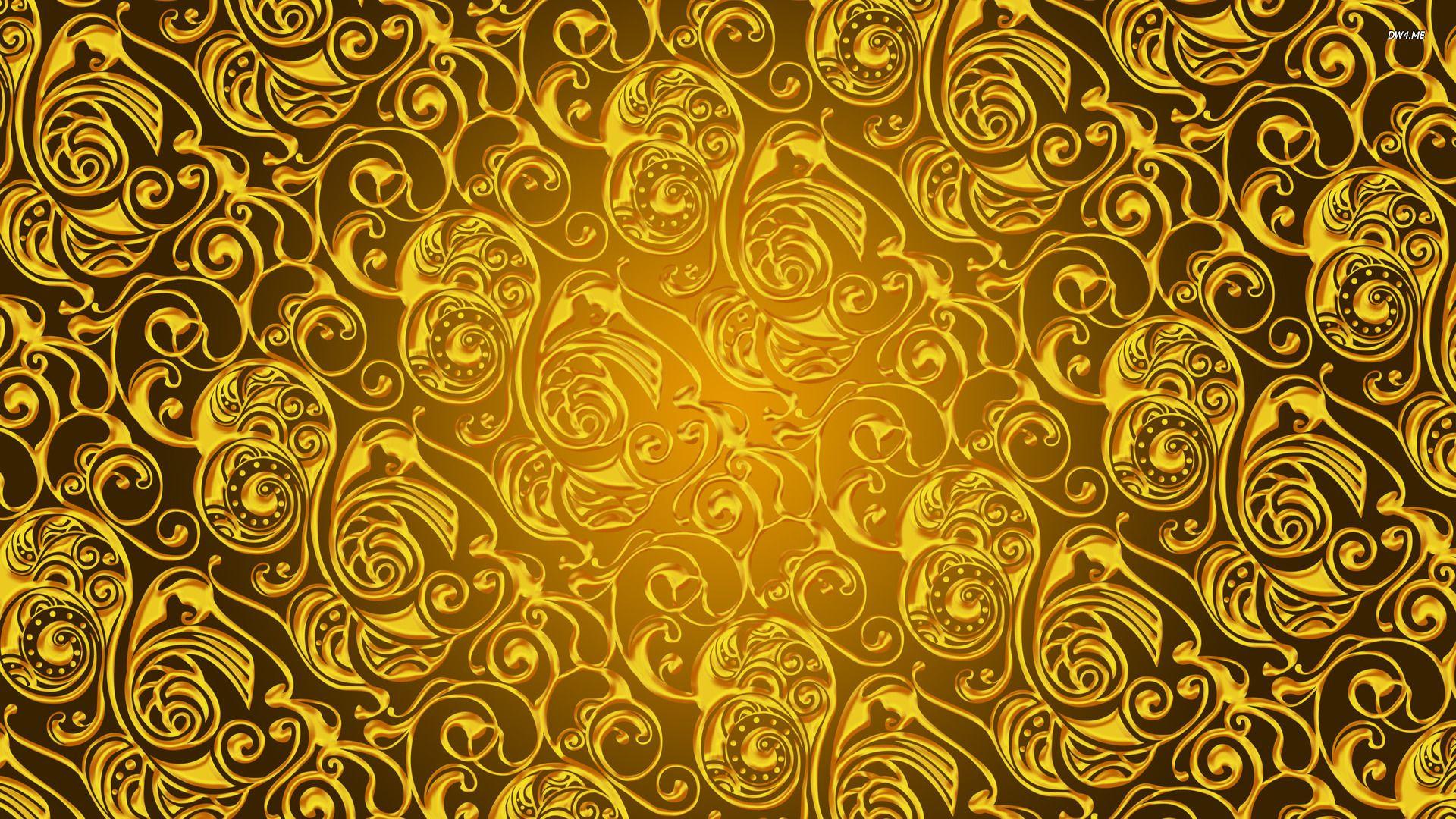 Gold Background Pattern