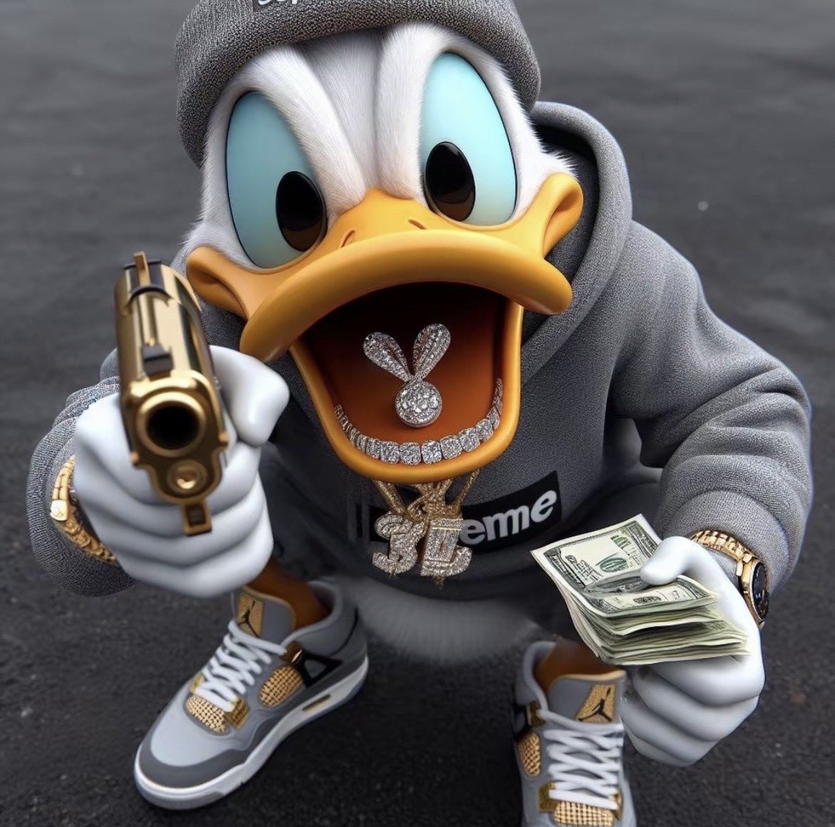 Donald Duck Drip Wallpapers - Wallpaper Cave