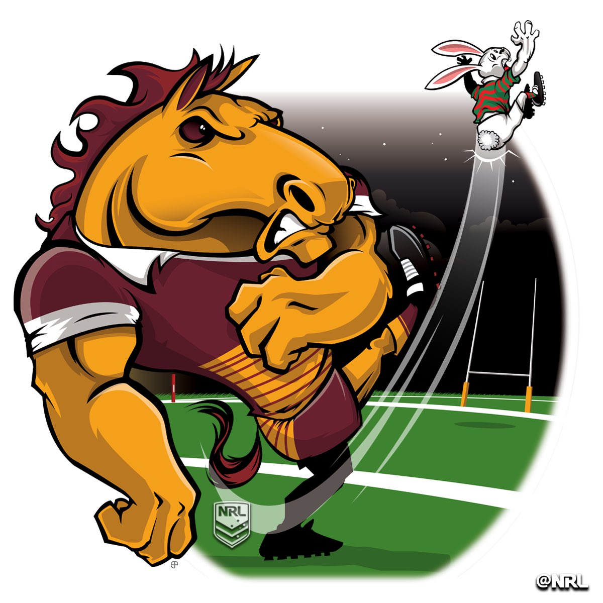 HORSE POWER #NRLSouthsBroncos #NRL