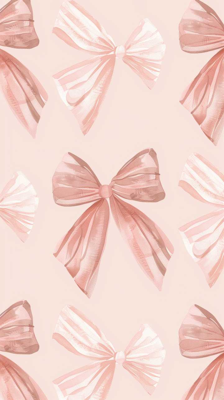Pretty Pink Bows for Your Screen