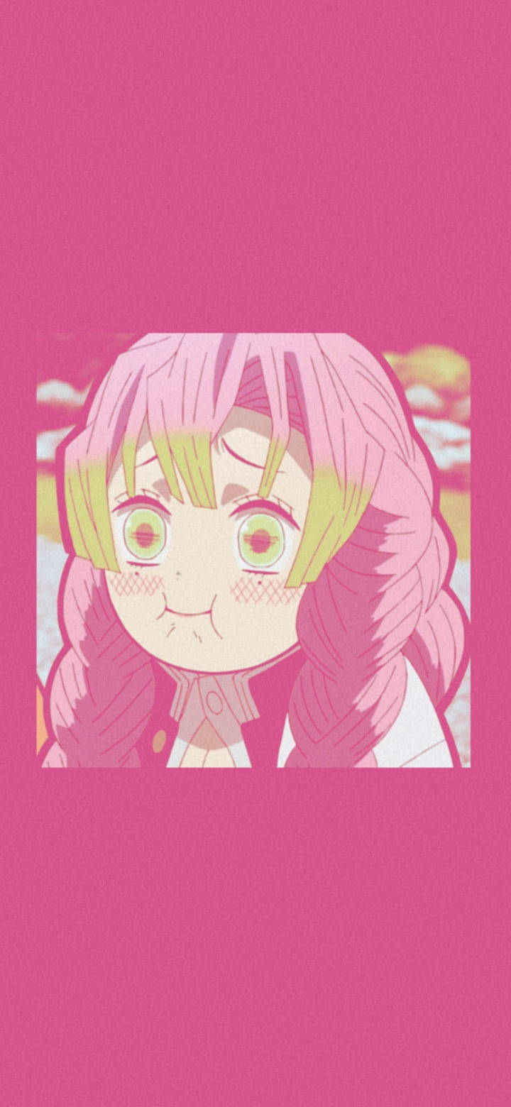 Download Mitsuri Kanroji Funny Face Wallpaper