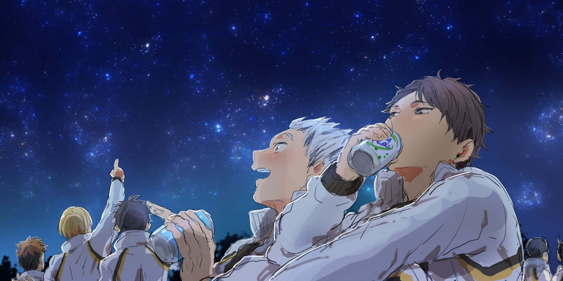 Fukuradani Academy Teammates Wallpaper