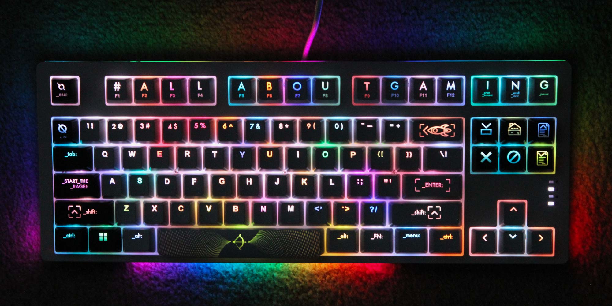 AQIRYS Aludra TKL Keyboard Review