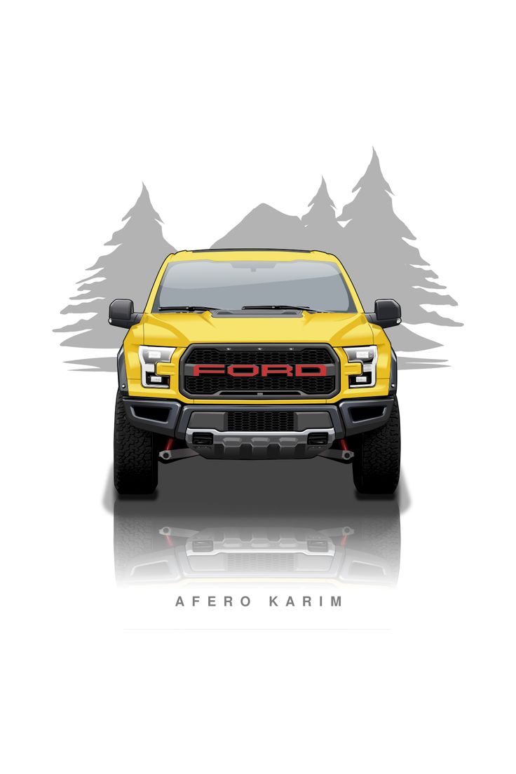 Ford Raptor 4x4. Vector Car. Ford