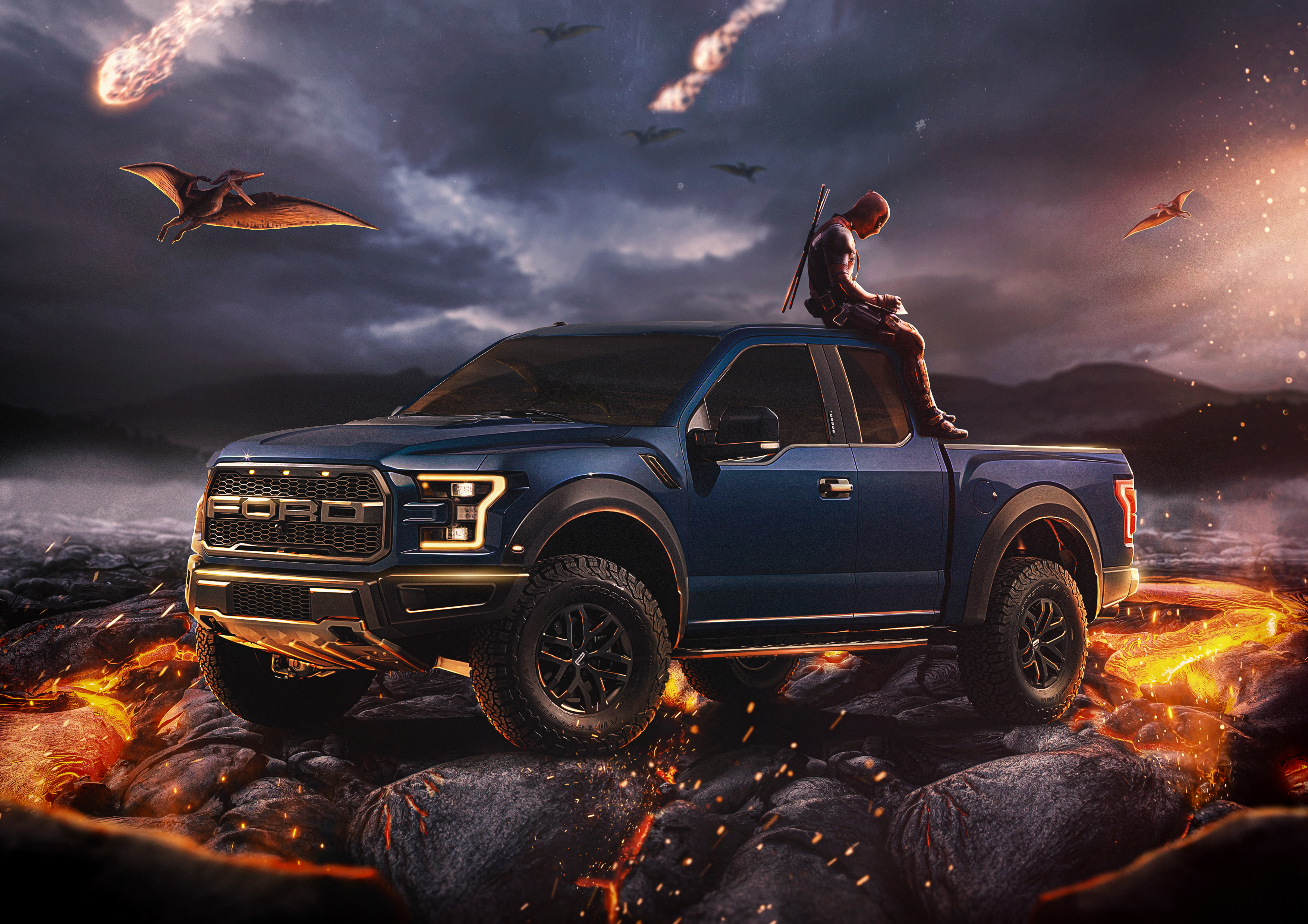 F 150 Raptor Ford Deadpool Dinosaurs