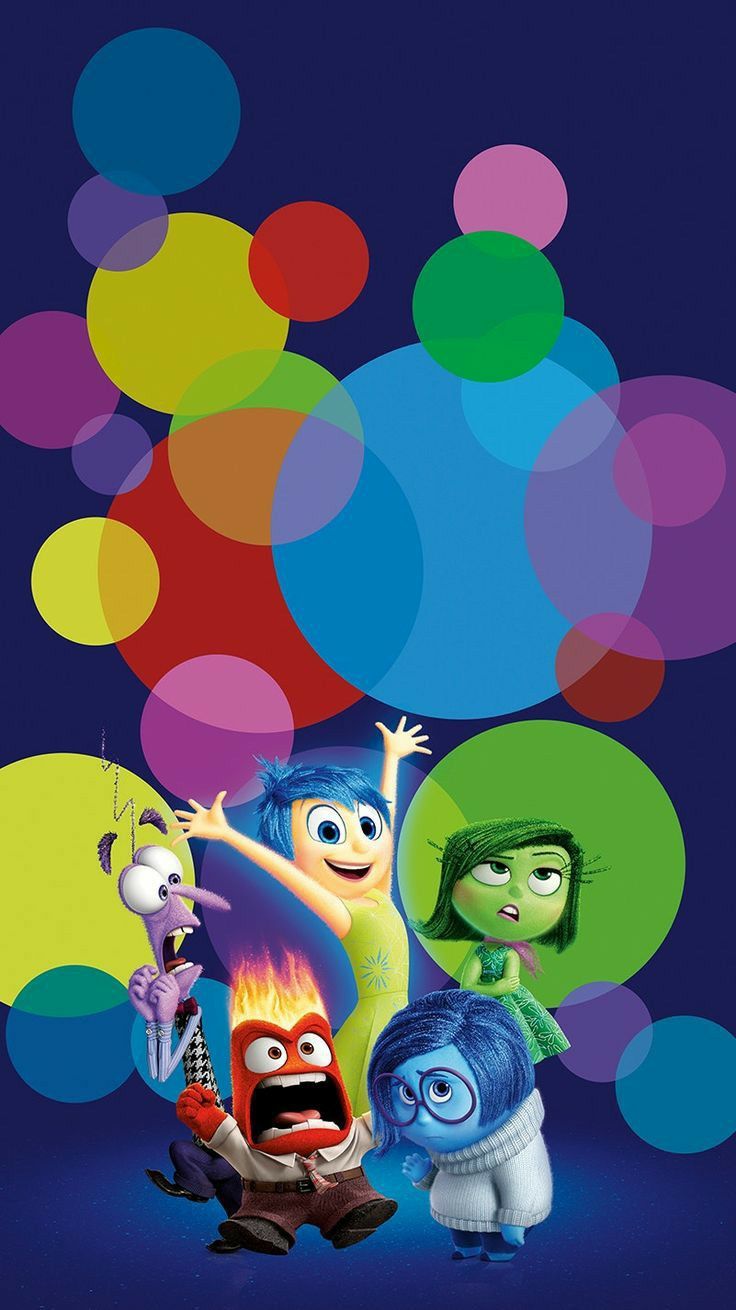 Disney Collage with Inside Out Characters