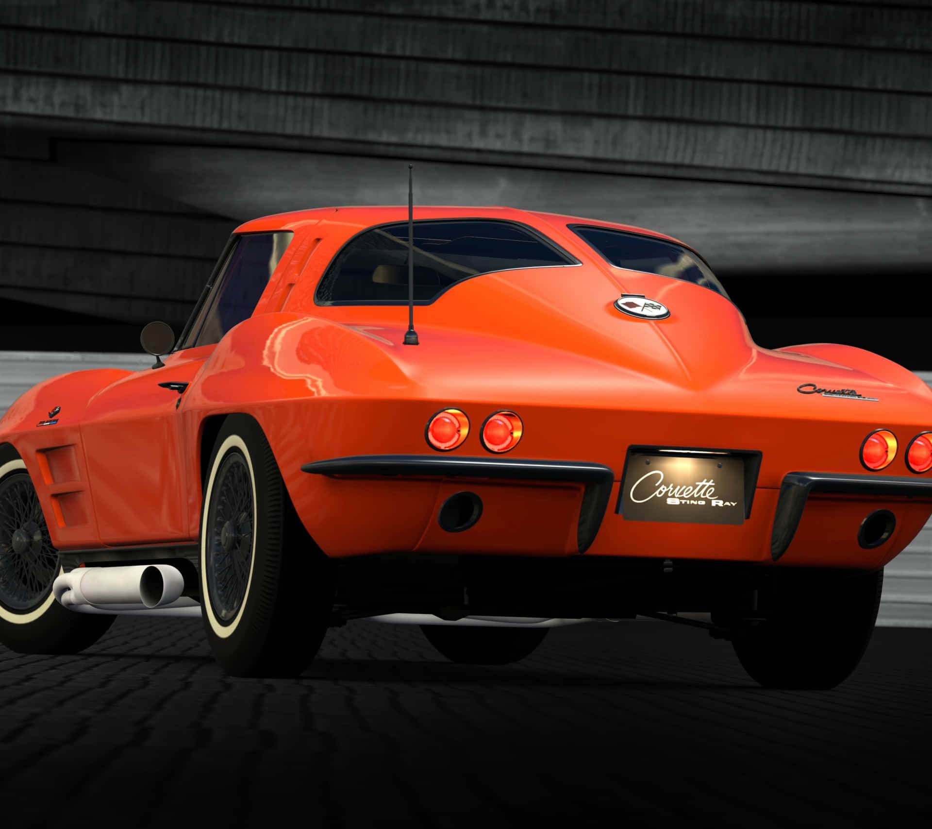 Download Vibrant Chevrolet Corvette C2