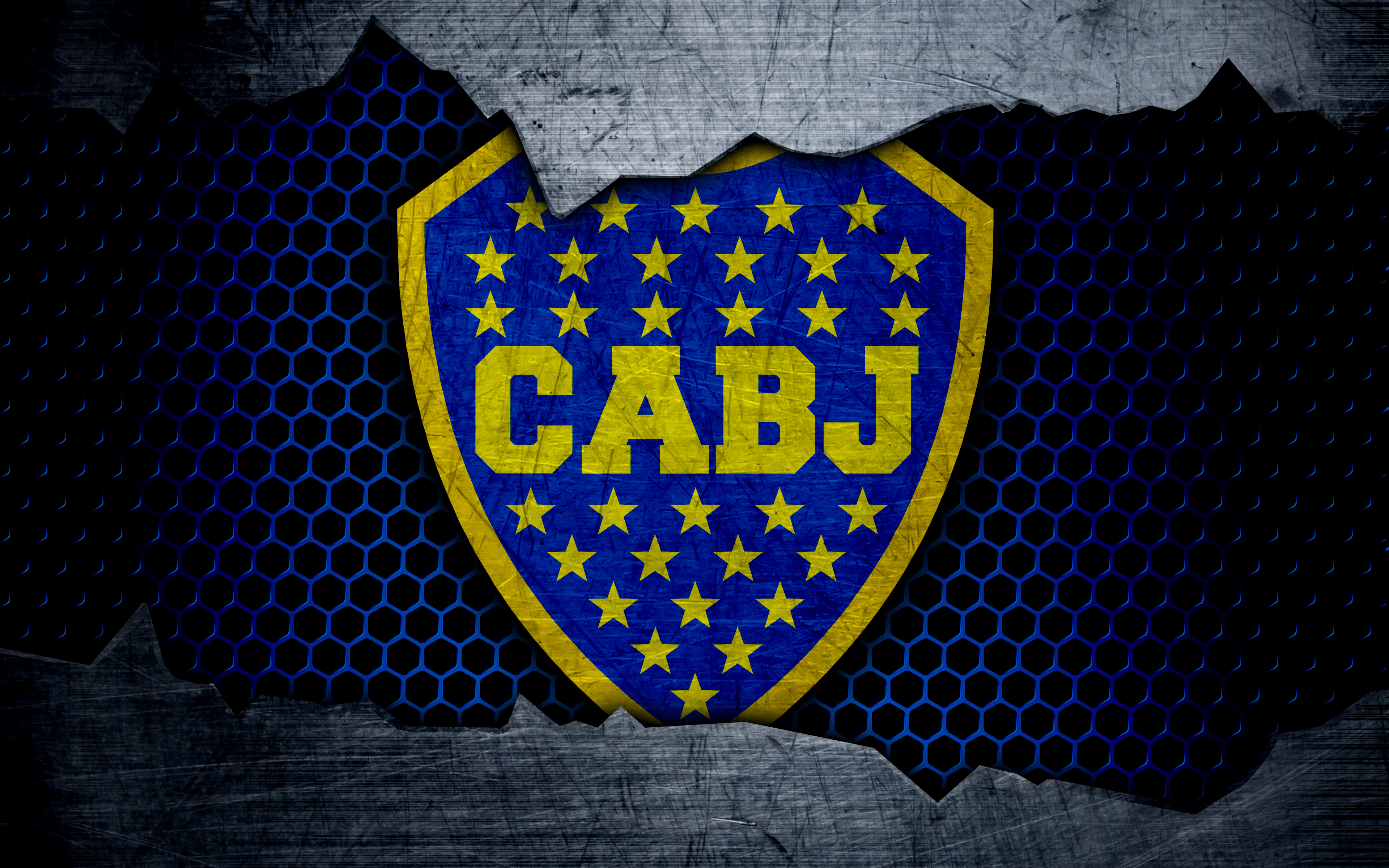 Emblem Logo Soccer Boca Juniors Sports