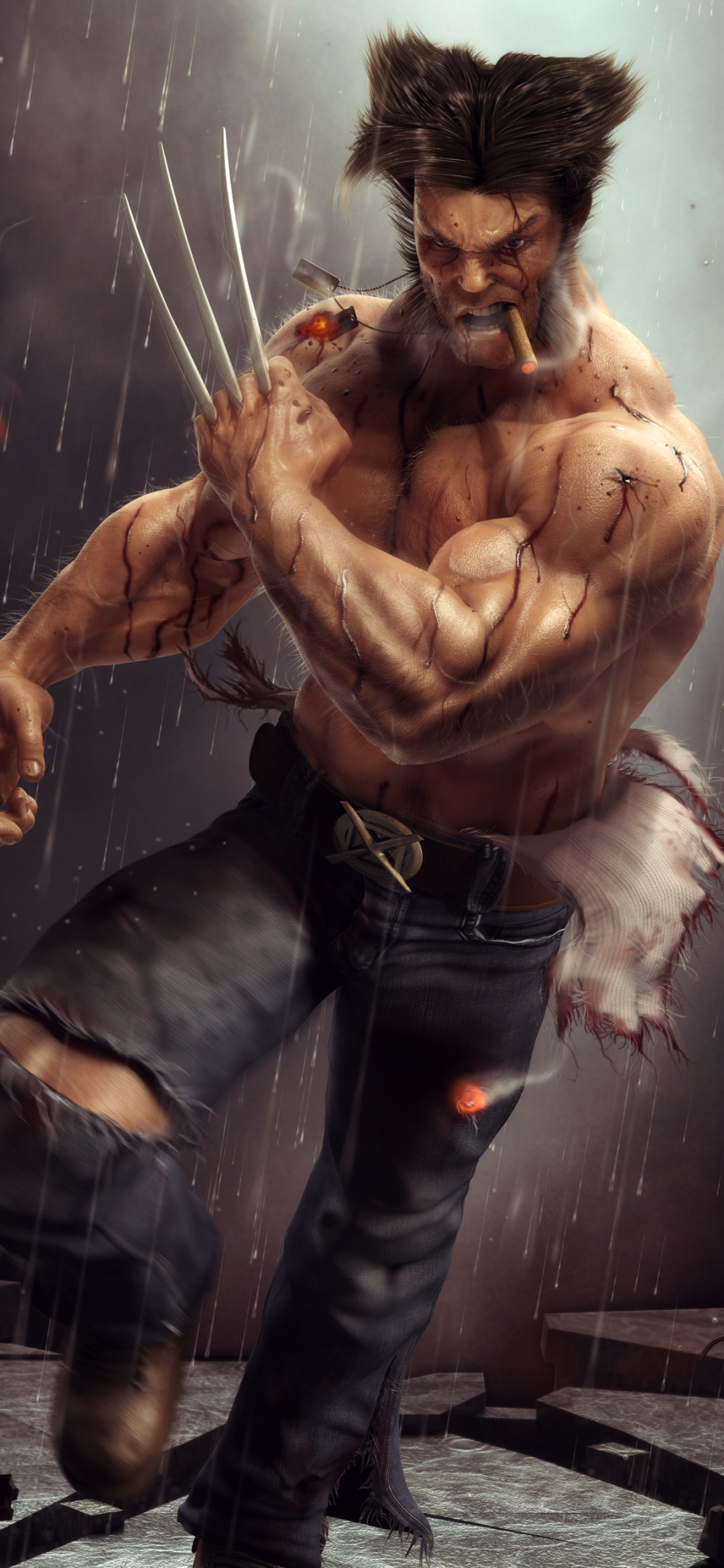 Men Comic Wolverine Phone Wallpaper